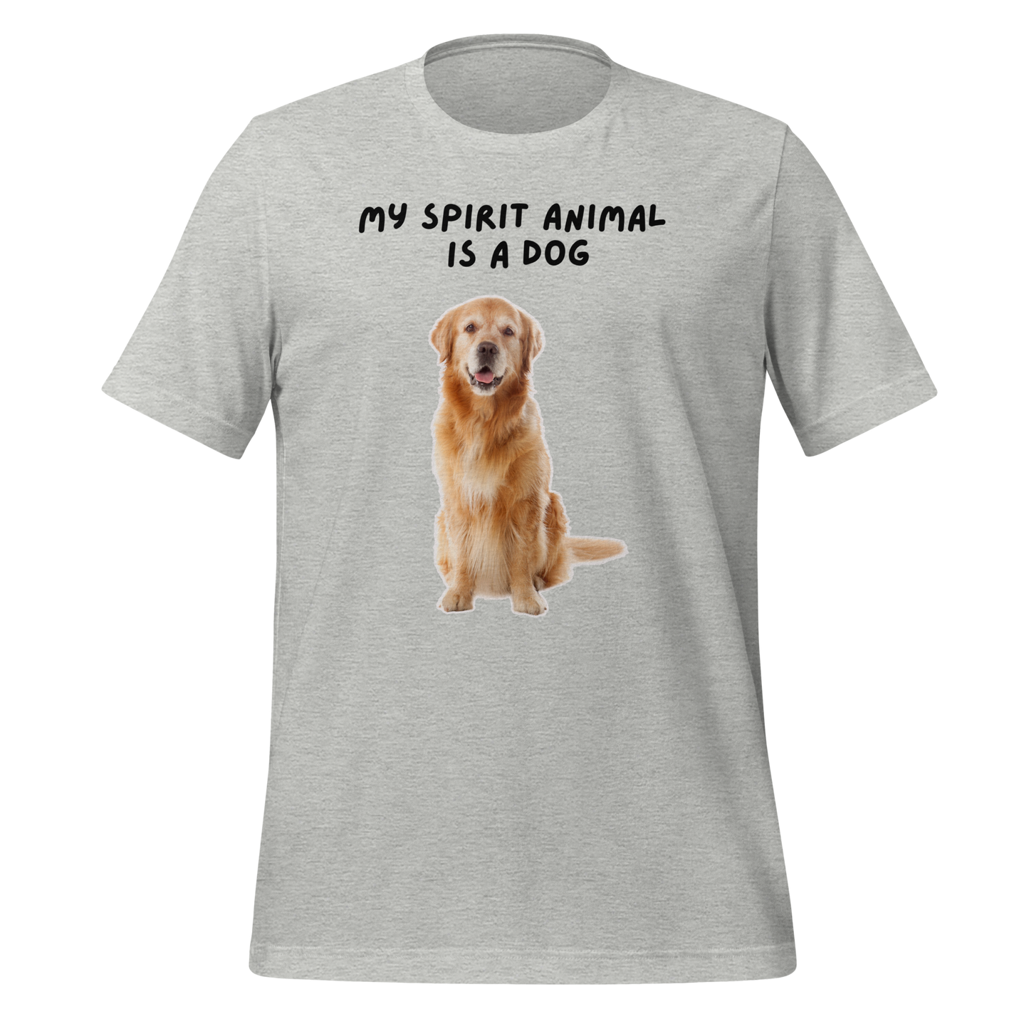 My Spirit Animal Is A Dog | T-Shirt | The Neurospicy Store Athletic Heather