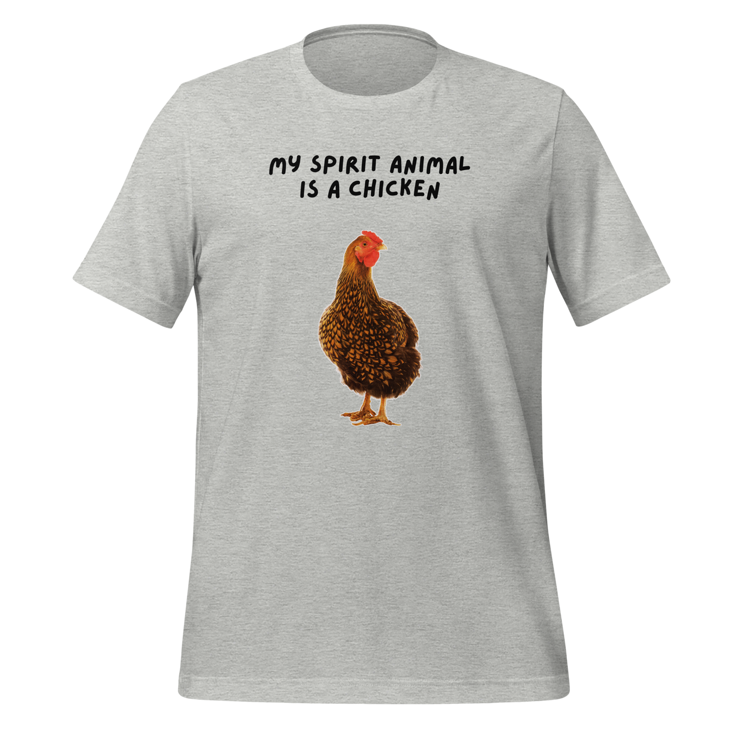 My Spirit Animal Is A Chicken | T-Shirt | The Neurospicy Store Athletic Heather