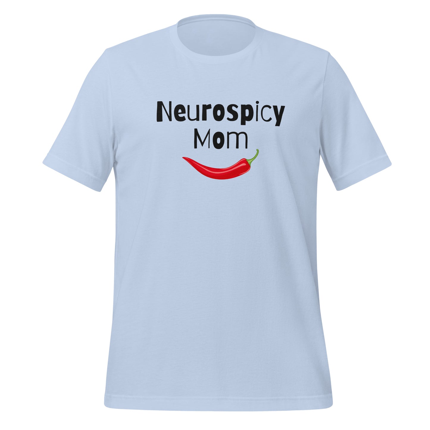 Neurospicy Mom | T-Shirt | The Neurospicy Store Baby Blue