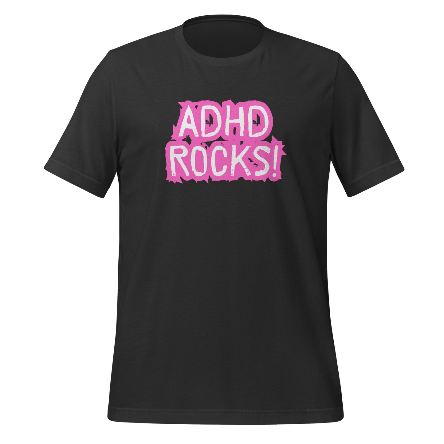 ADHD Rocks | T-Shirt | The Neurospicy Store Dark Grey