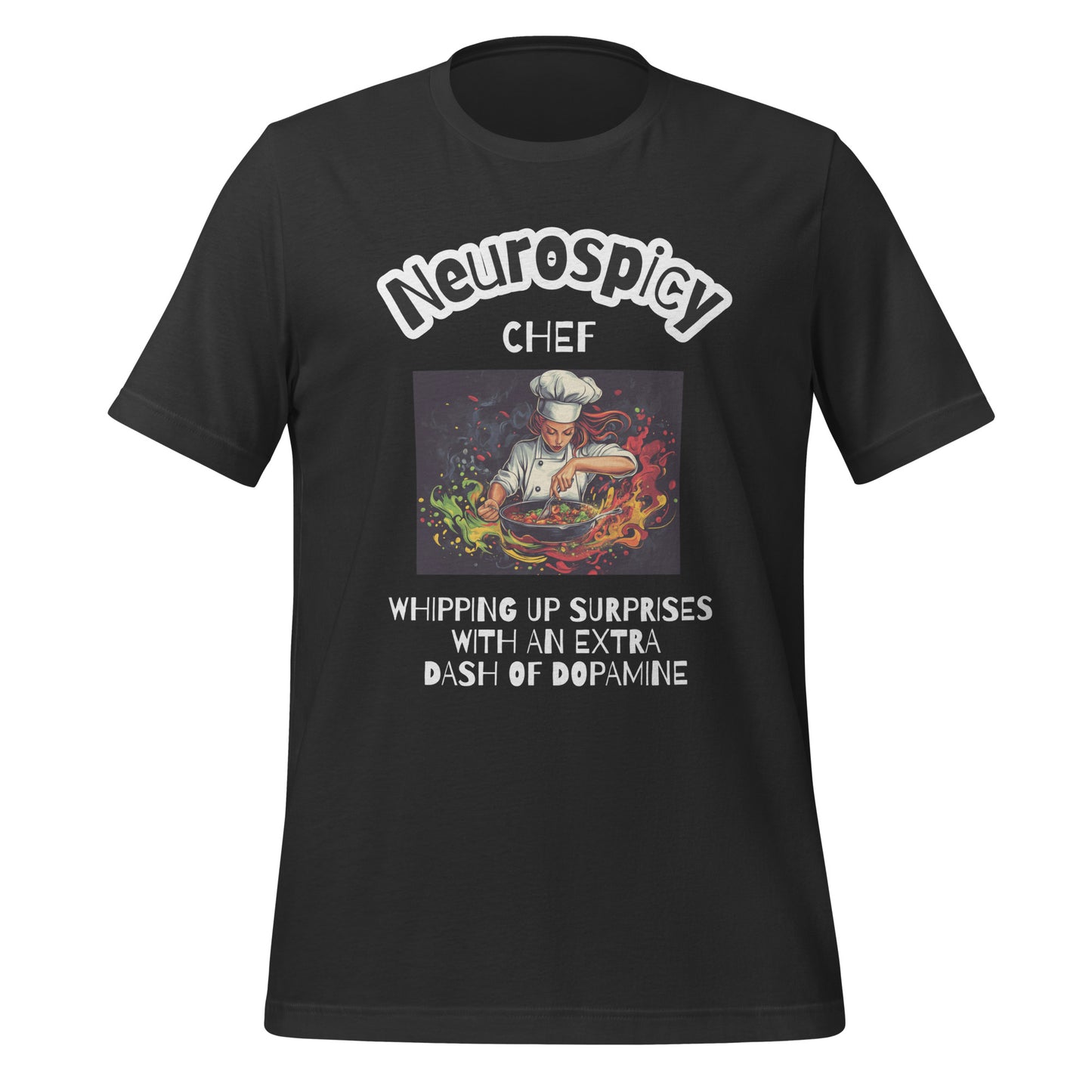 Neurospicy Chef | T-Shirt | The Neurospicy Store Dark Grey