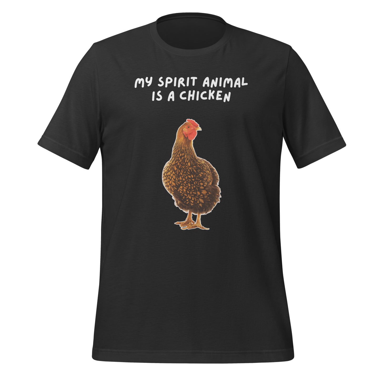 My Spirit Animal Is A Chicken | T-Shirt | The Neurospicy Store Dark Grey