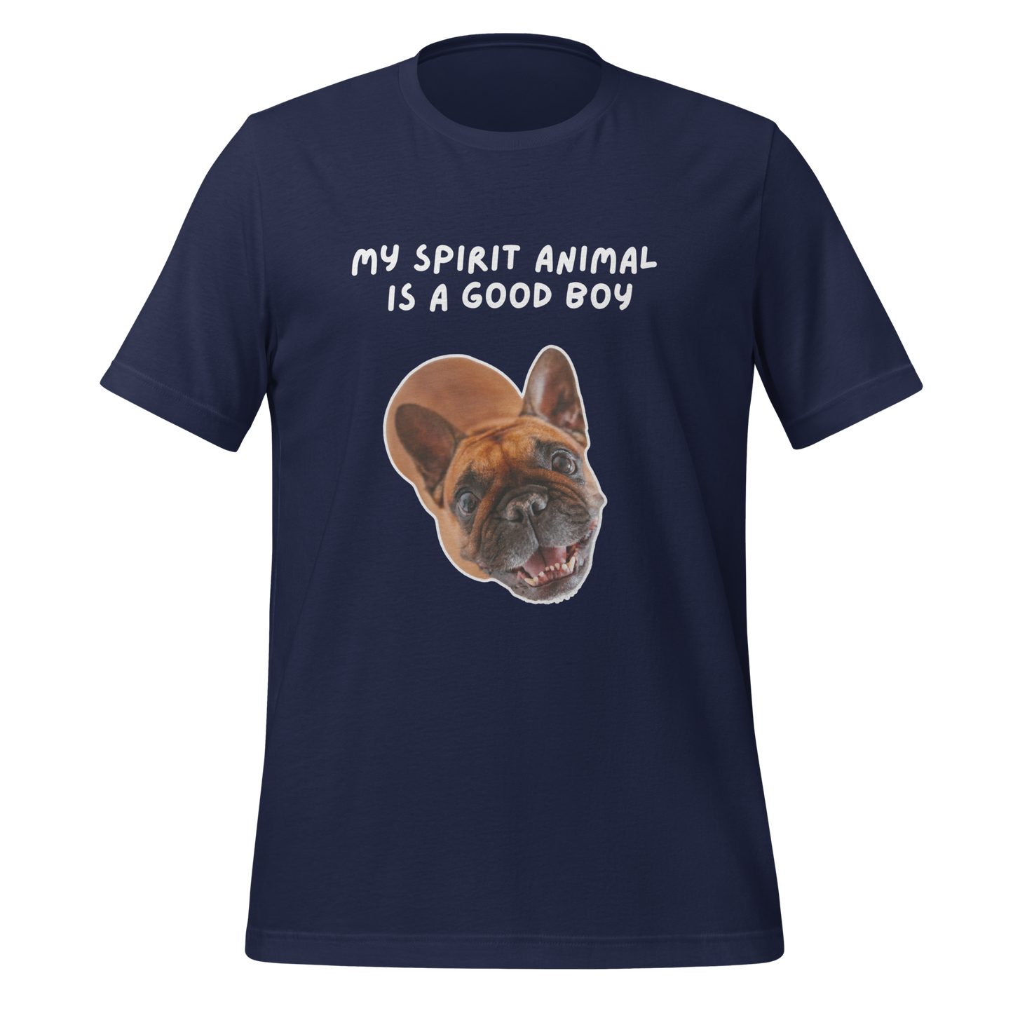 My Spirit Animal Is A Good Boy | T-Shirt | The Neurospicy Store Navy