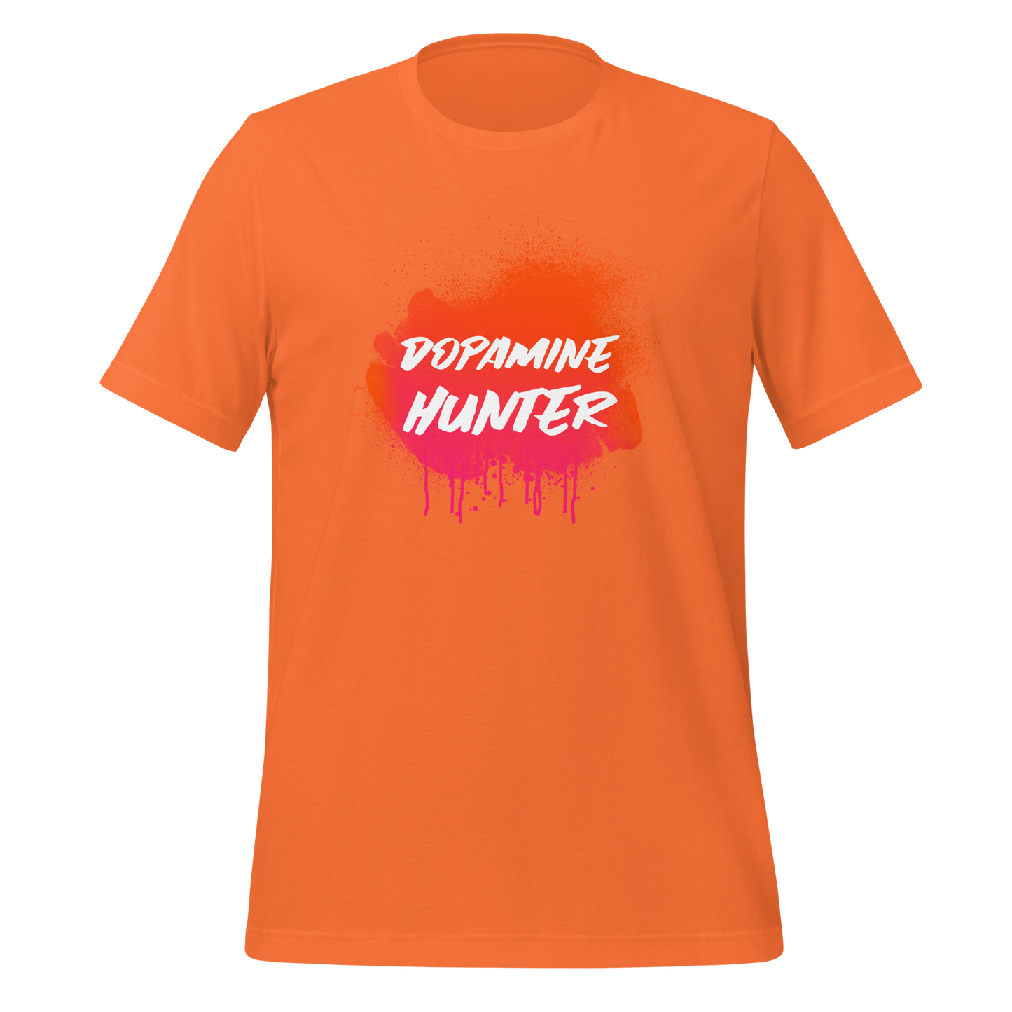 Dopamine Hunter | T-Shirt | The Neurospicy Store Orange