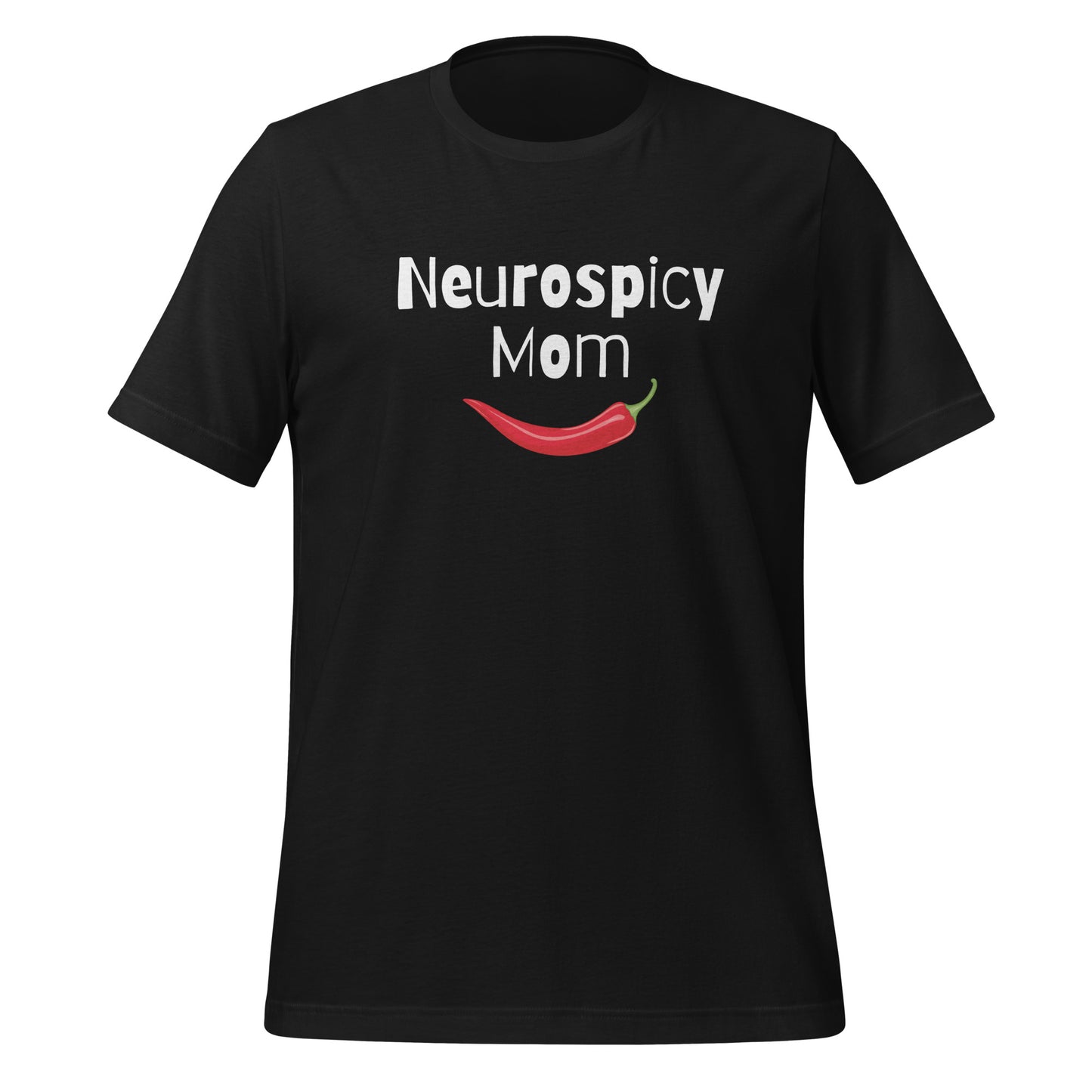Neurospicy Mom | T-Shirt | The Neurospicy Store Vintage Black