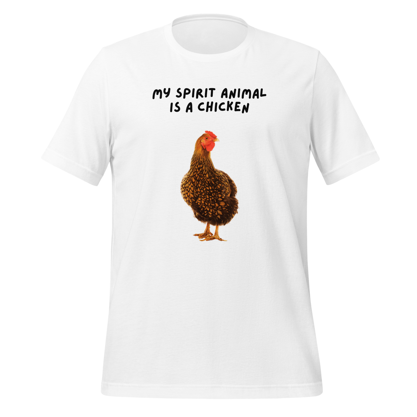 My Spirit Animal Is A Chicken | T-Shirt | The Neurospicy Store White
