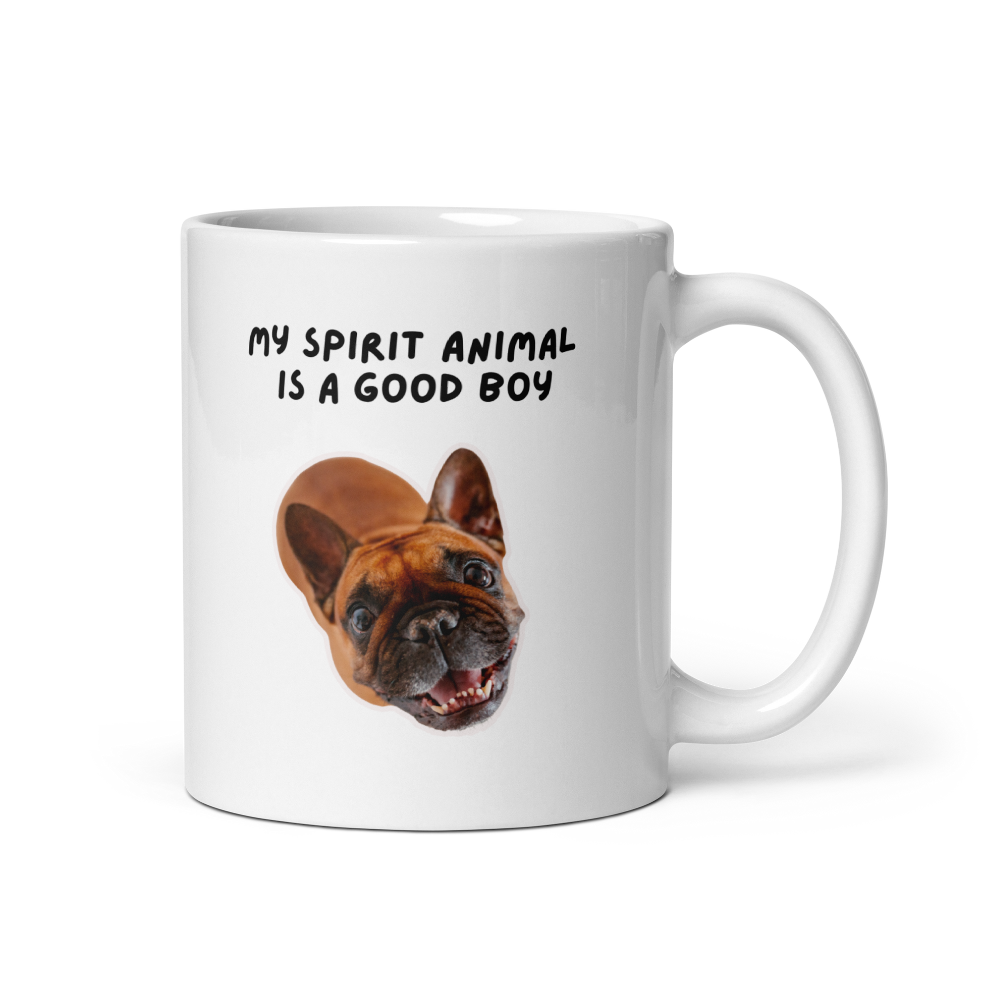 My Spirit Animal Is A Good Boy | White Glossy Mug | The Neurospicy Store 11 oz
