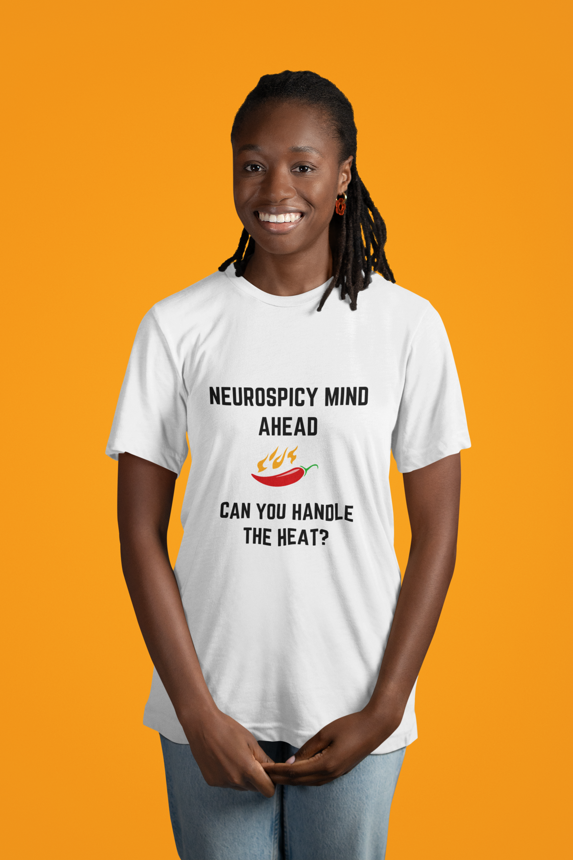 Neurospicy Mind Ahead, Can You Handle The Heat | T-Shirt | The Neurospicy Store