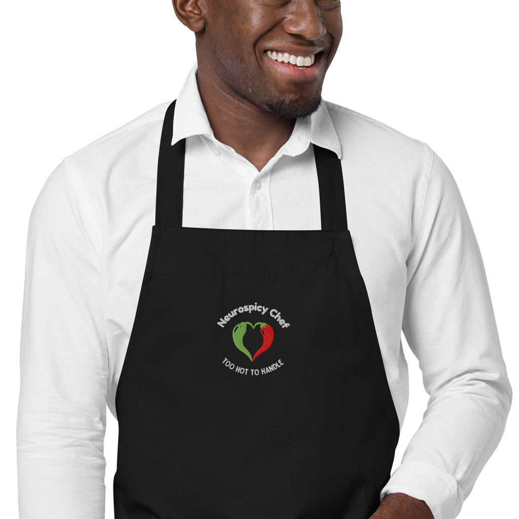 Neurospicy Chef Too Hot To Handle | Embroidered Apron | The Neurospicy Store Default Title