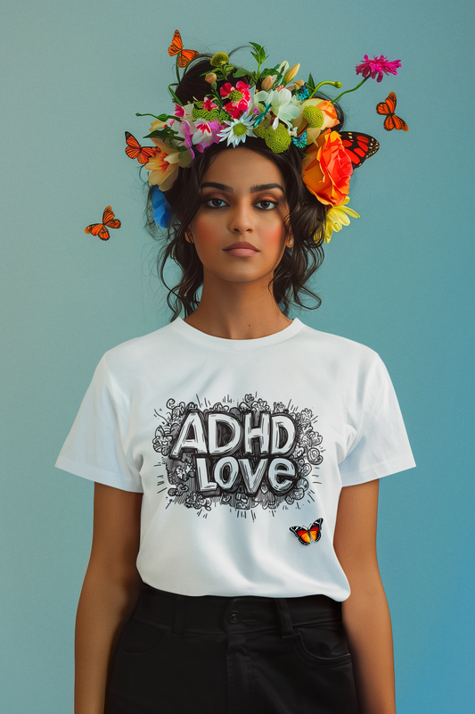 ADHD Love | T-Shirt | The Neurospicy Store