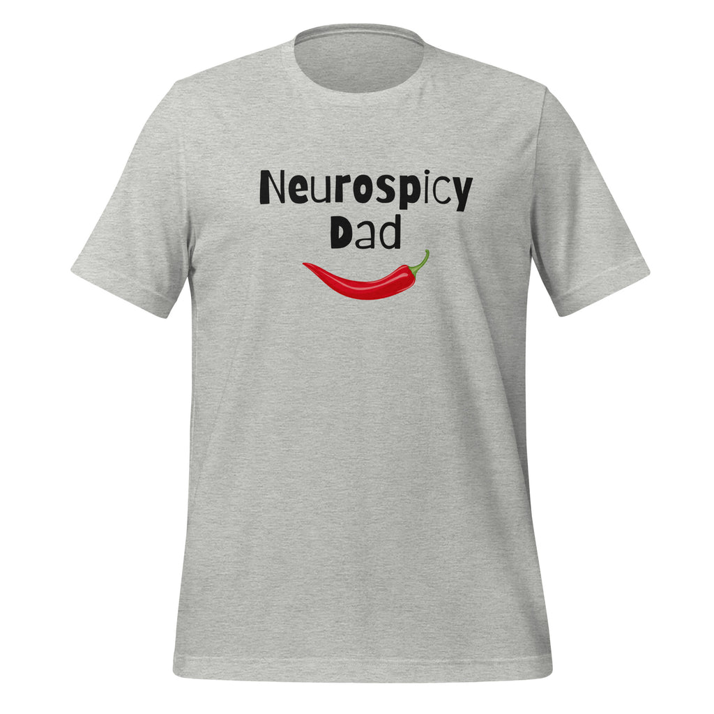 Neurospicy Dad | T-Shirt | The Neurospicy Store Athletic Heather