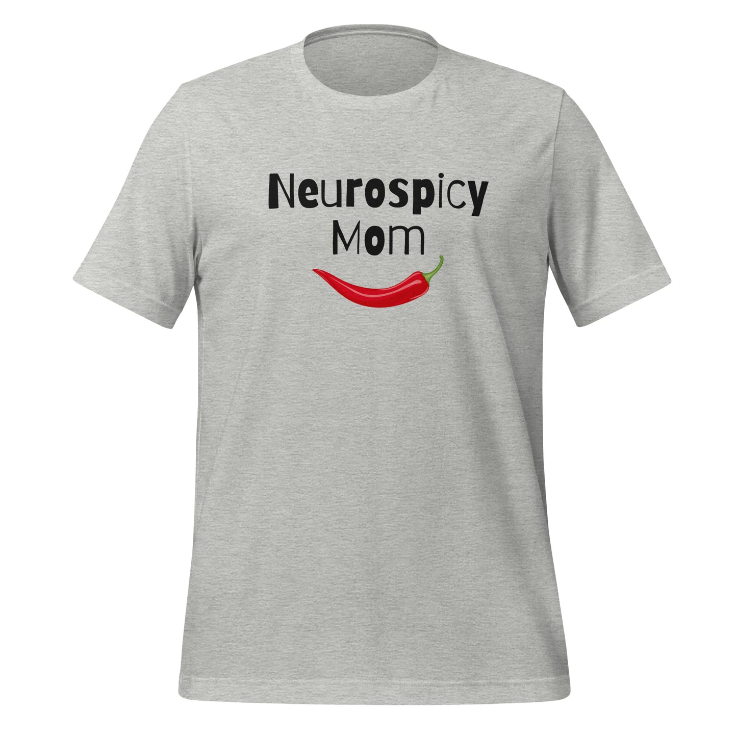 Neurospicy Mom | T-Shirt | The Neurospicy Store Athletic Heather