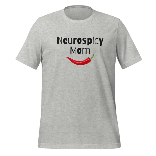 Neurospicy Mom | T-Shirt | The Neurospicy Store Athletic Heather