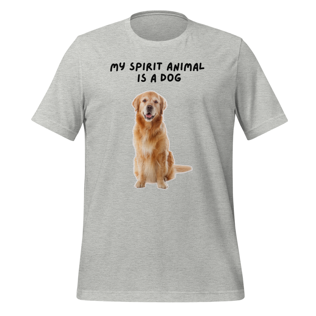 My Spirit Animal Is A Dog | T-Shirt | The Neurospicy Store Athletic Heather