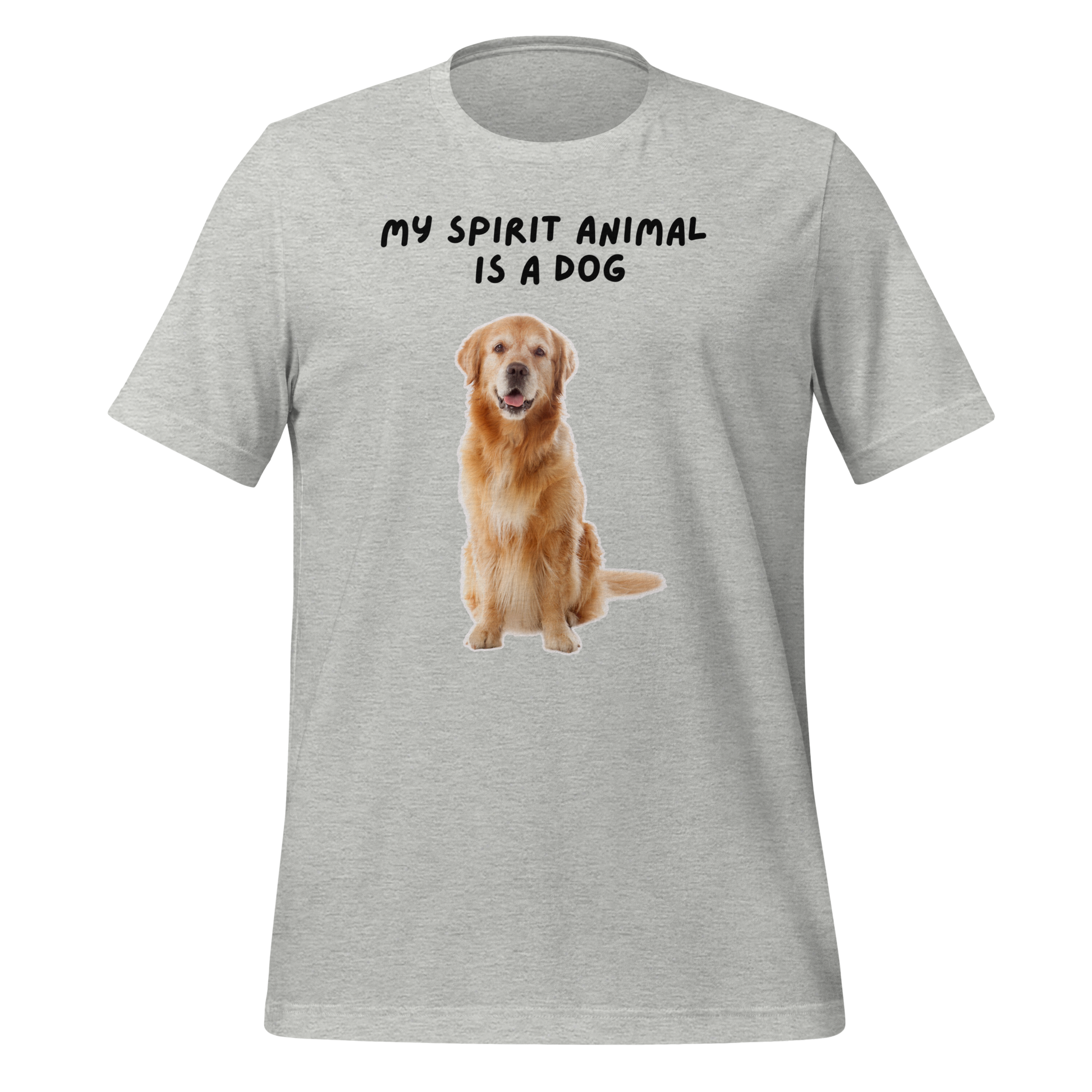 My Spirit Animal Is A Dog | T-Shirt | The Neurospicy Store Athletic Heather