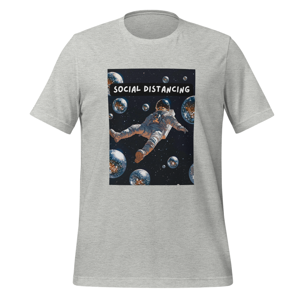 Social Distancing | T-Shirt | The Neurospicy Store Athletic Heather