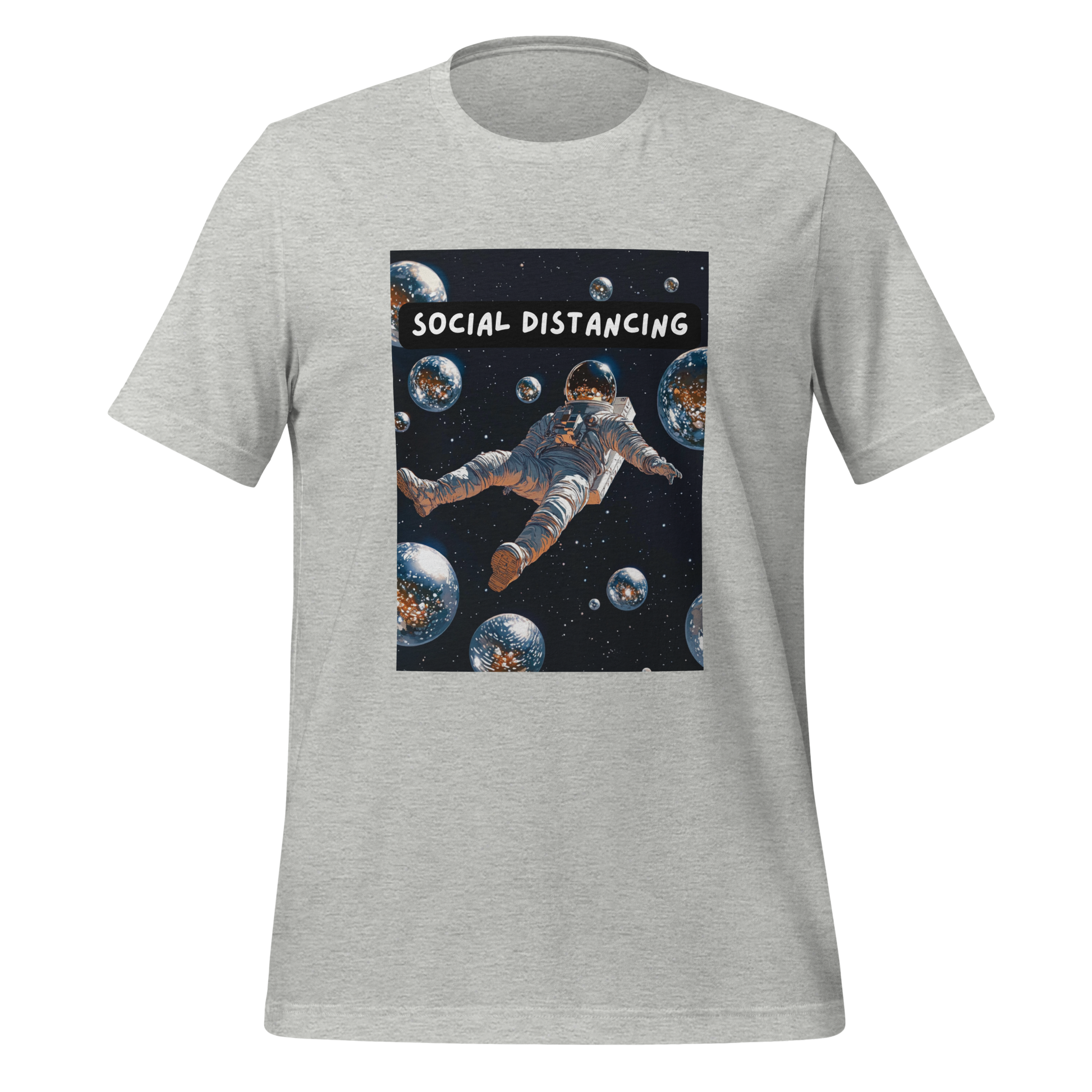Social Distancing | T-Shirt | The Neurospicy Store Athletic Heather