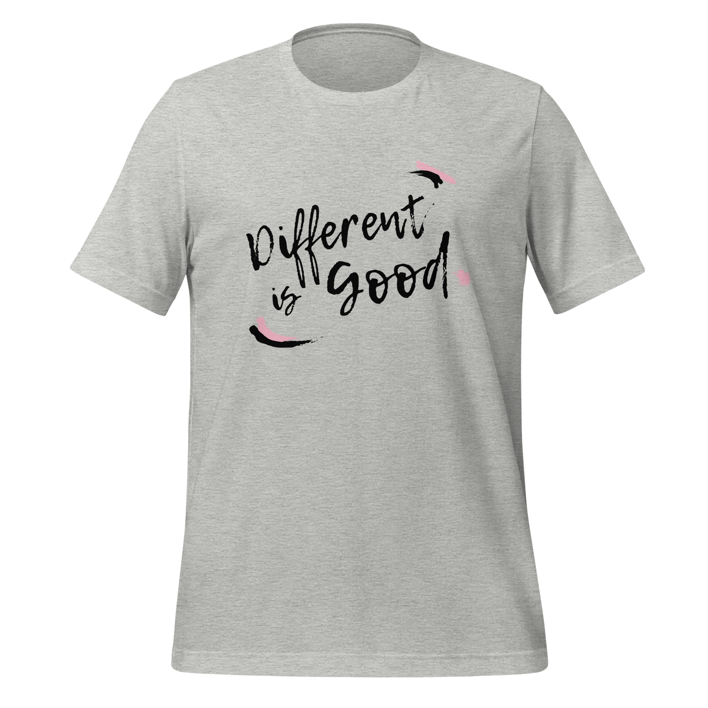 Different Is Good | T-Shirt | The Neurospicy Store Athletic Heather