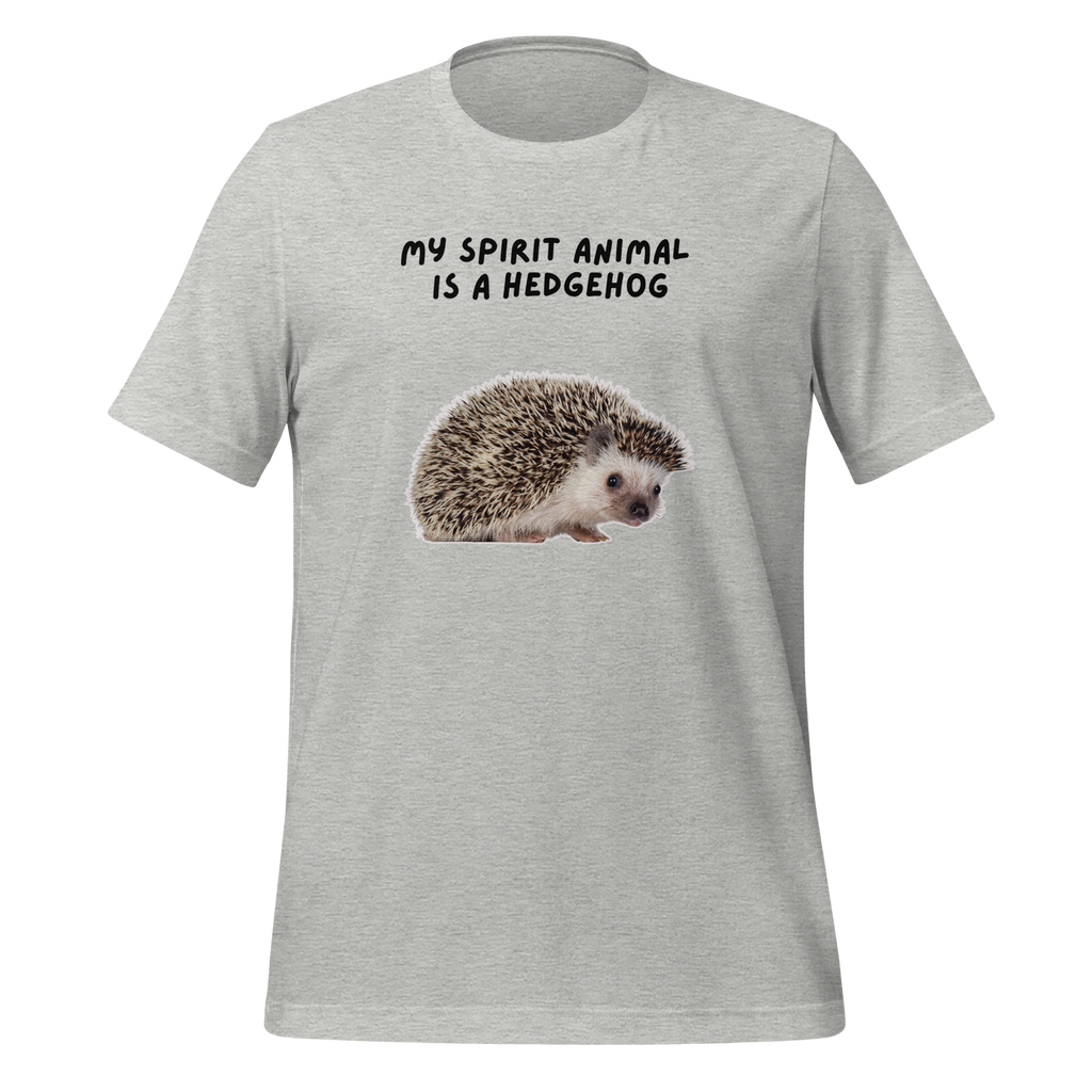 My Spirit Animal Is A Hedgehog | T-Shirt | The Neurospicy Store Athletic Heather