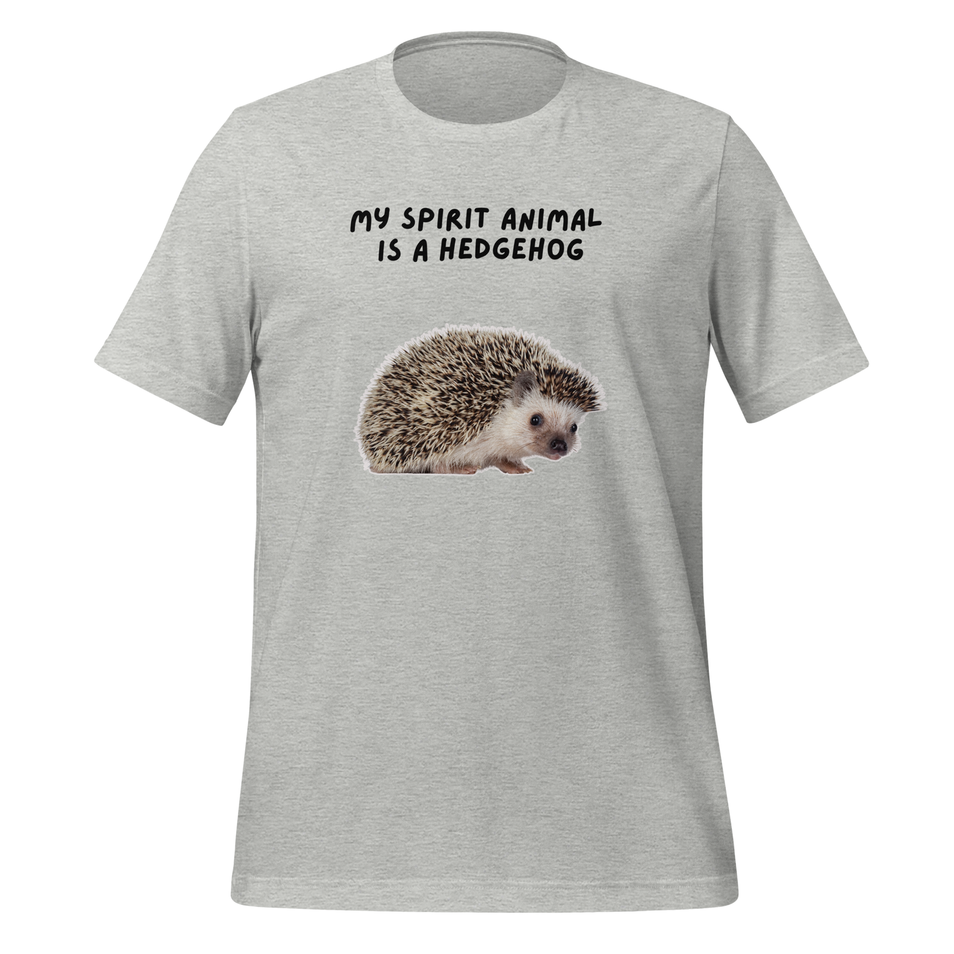 My Spirit Animal Is A Hedgehog | T-Shirt | The Neurospicy Store Athletic Heather