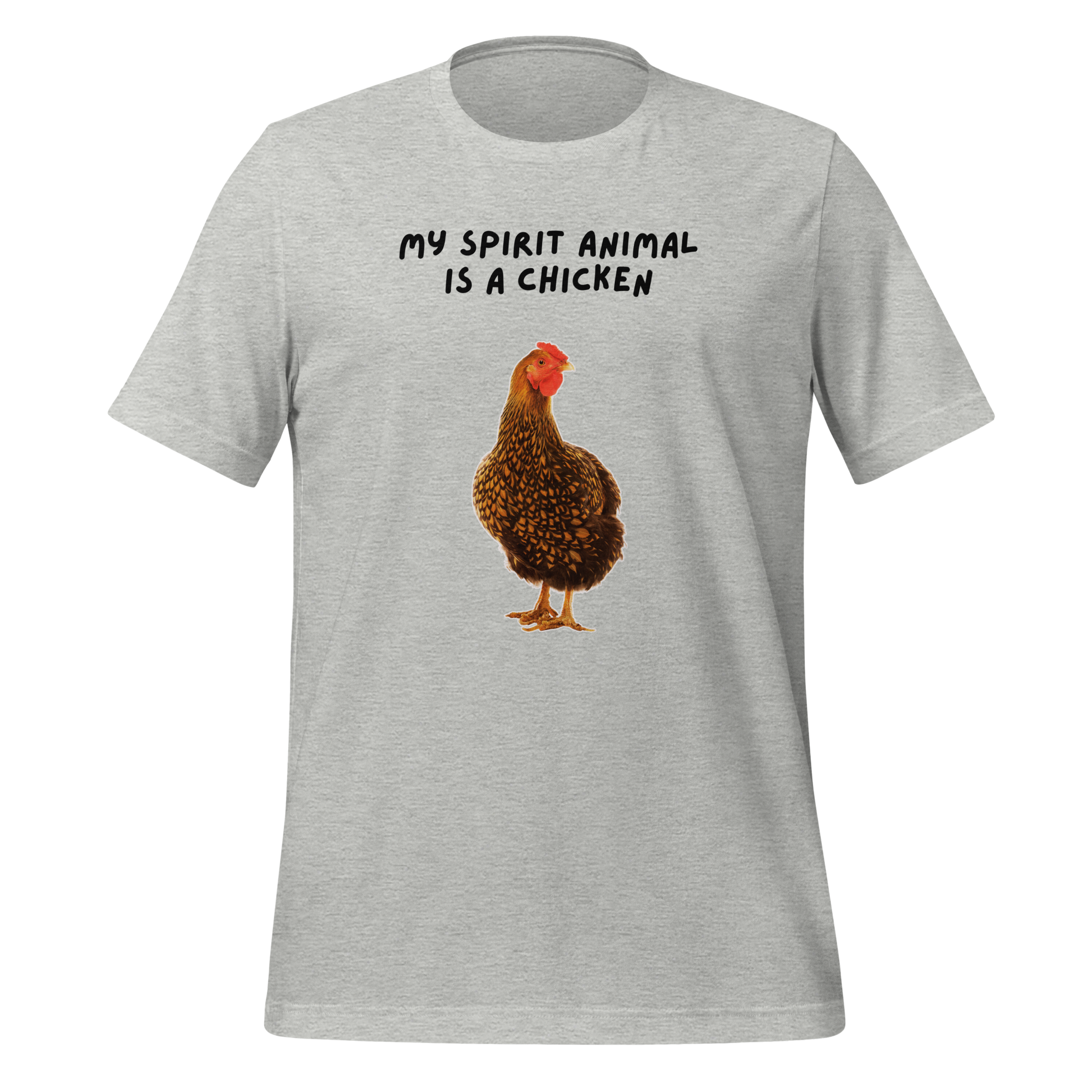 My Spirit Animal Is A Chicken | T-Shirt | The Neurospicy Store Athletic Heather