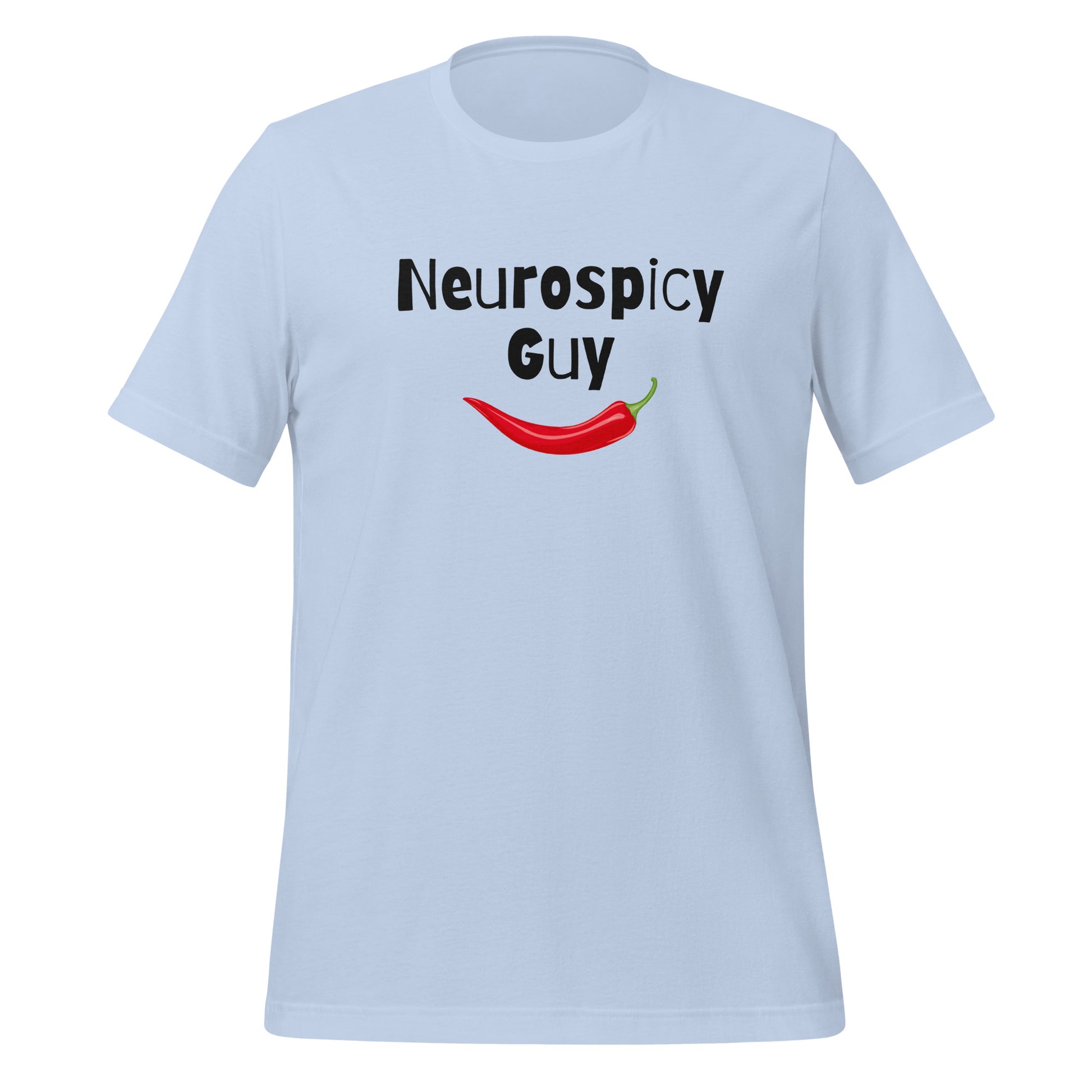Neurospicy Guy | T-Shirt | The Neurospicy Store Baby Blue
