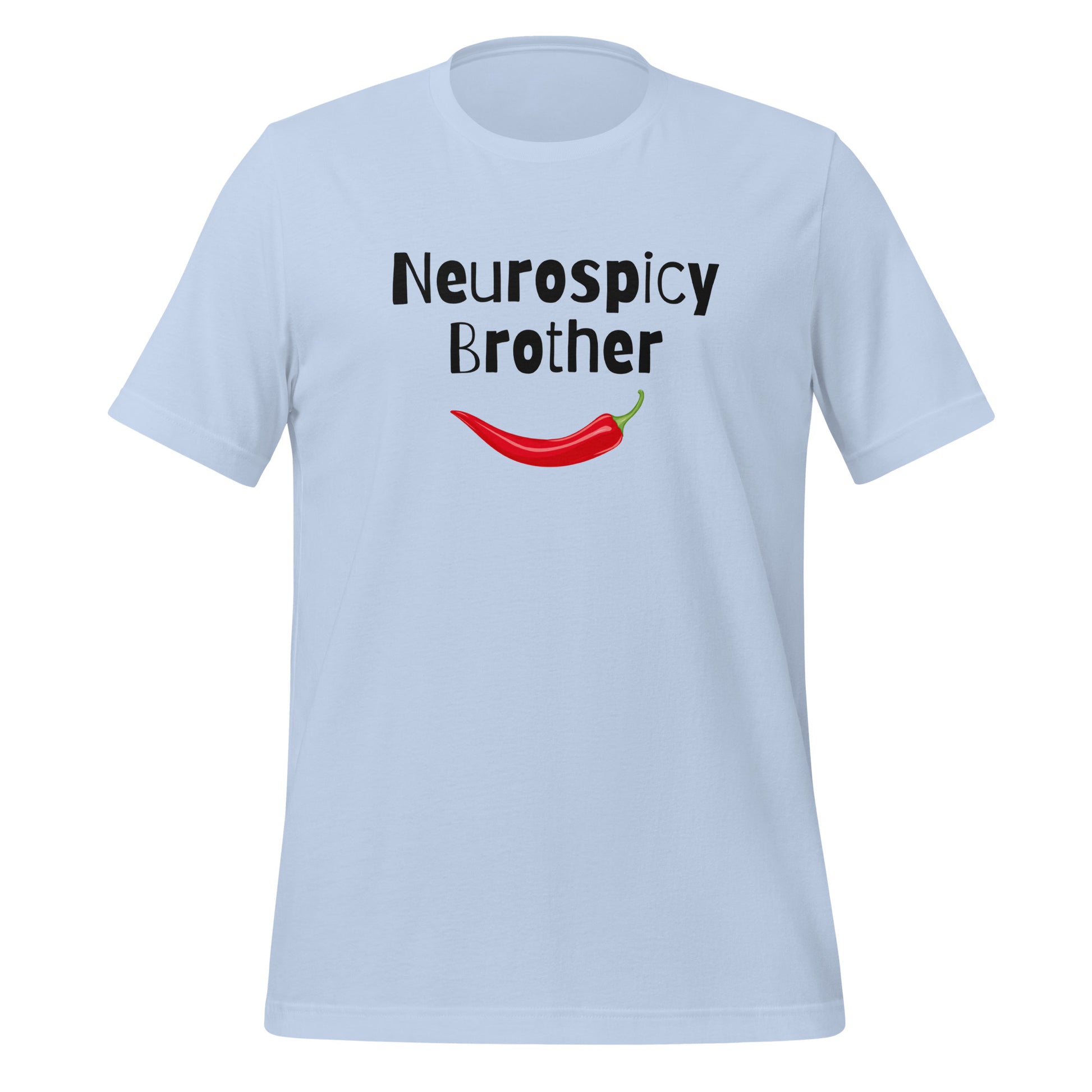 Neurospicy Brother | T-Shirt | The Neurospicy Store Baby Blue