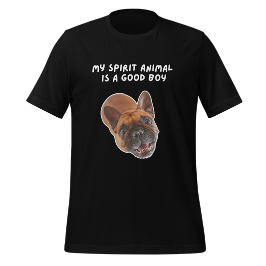 My Spirit Animal Is A Good Boy | T-Shirt | The Neurospicy Store Black