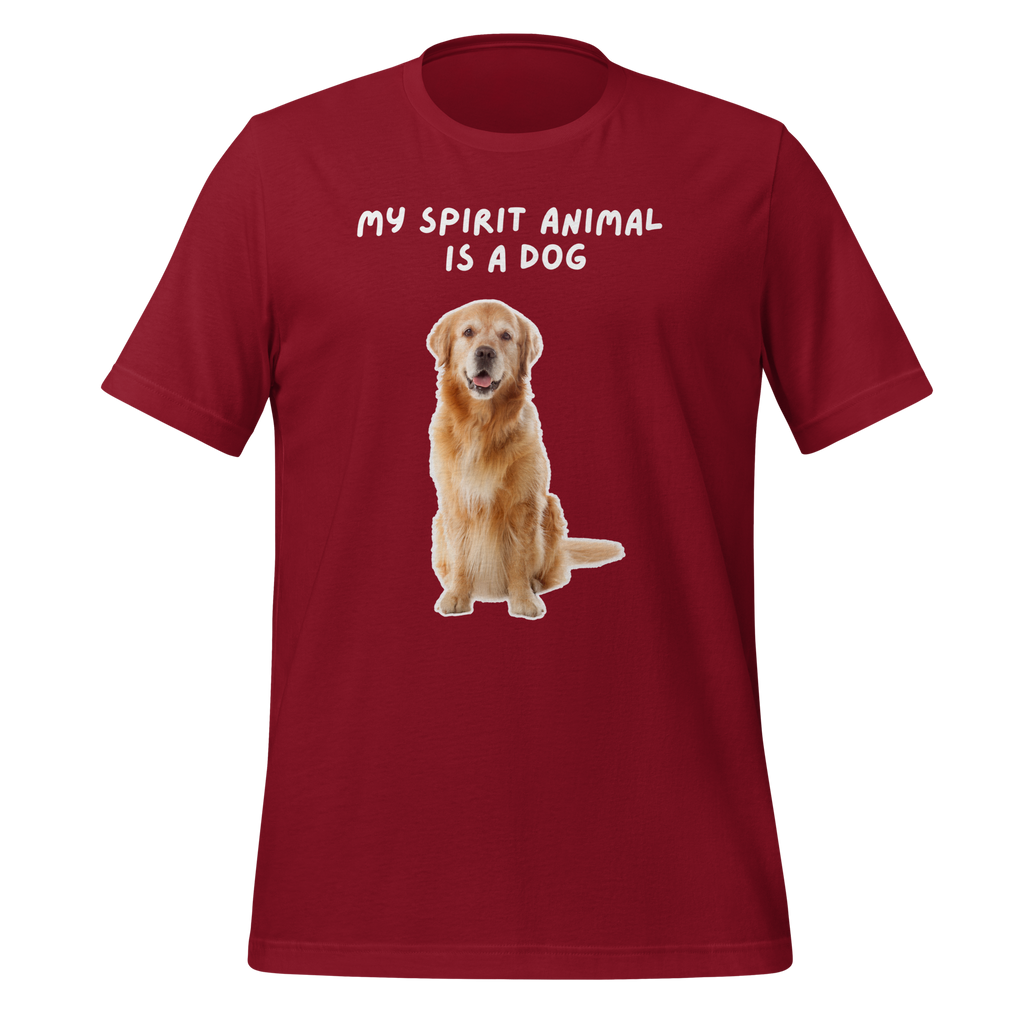 My Spirit Animal Is A Dog | T-Shirt | The Neurospicy Store Cardinal