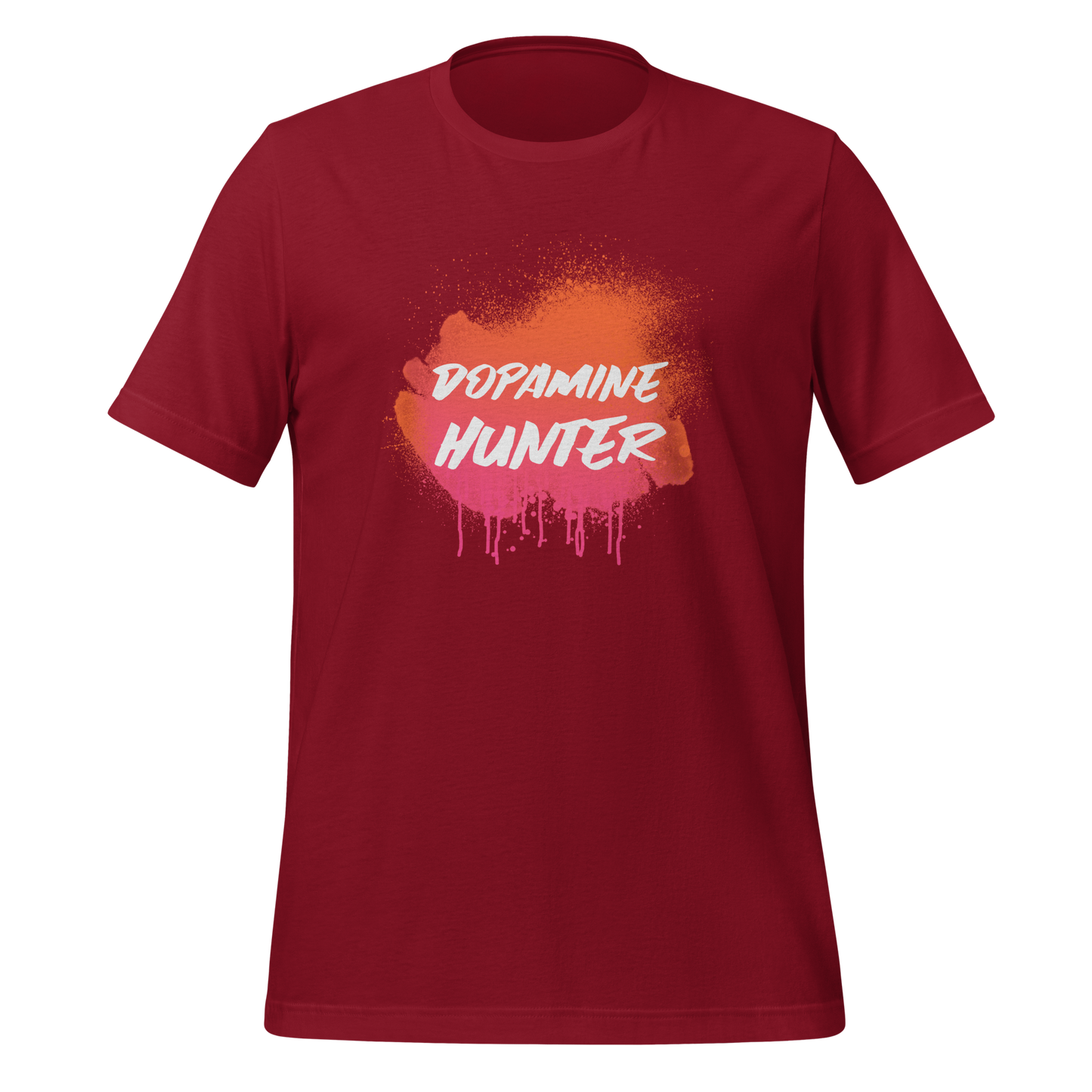 Dopamine Hunter | T-Shirt | The Neurospicy Store Cardinal
