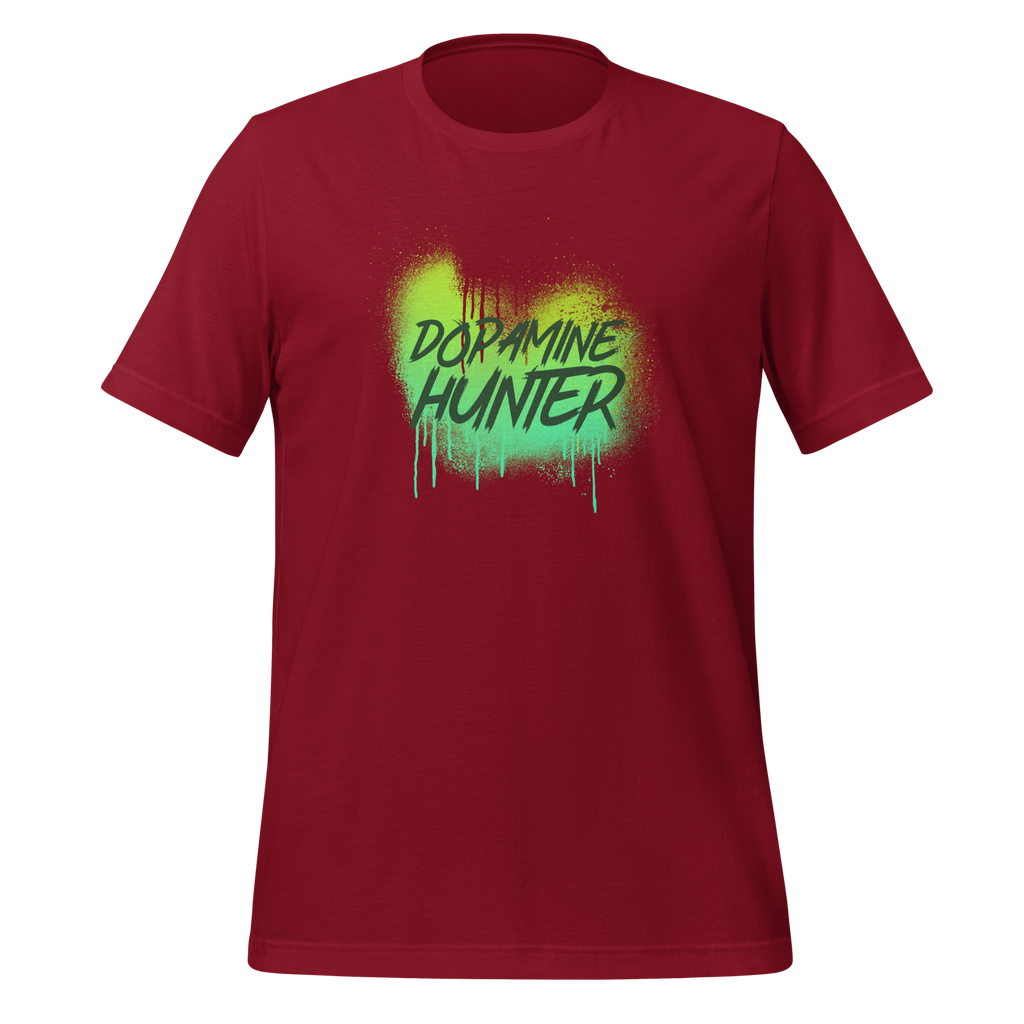 Dopamine Hunter | T-Shirt | The Neurospicy Store Cardinal