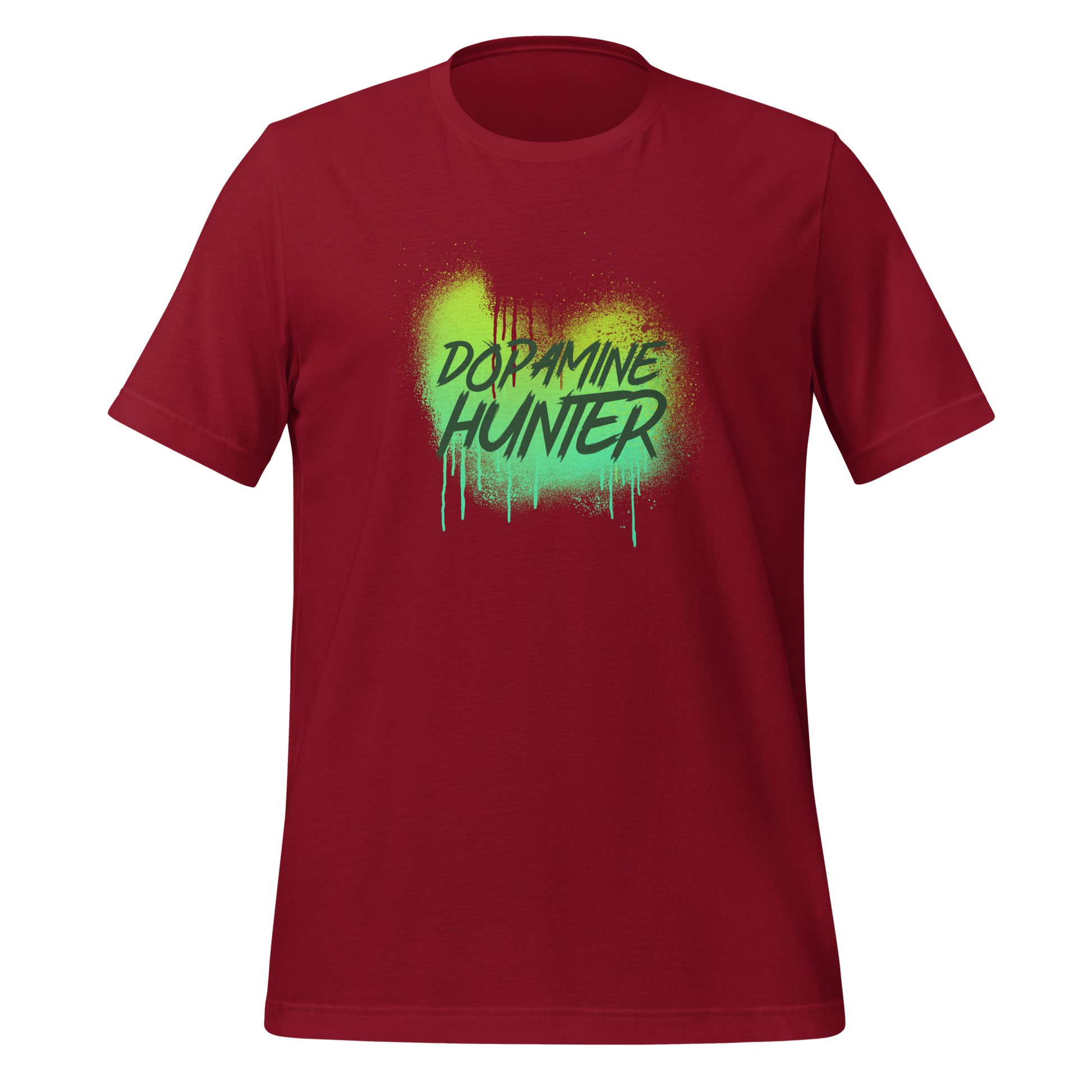 Dopamine Hunter | T-Shirt | The Neurospicy Store Cardinal
