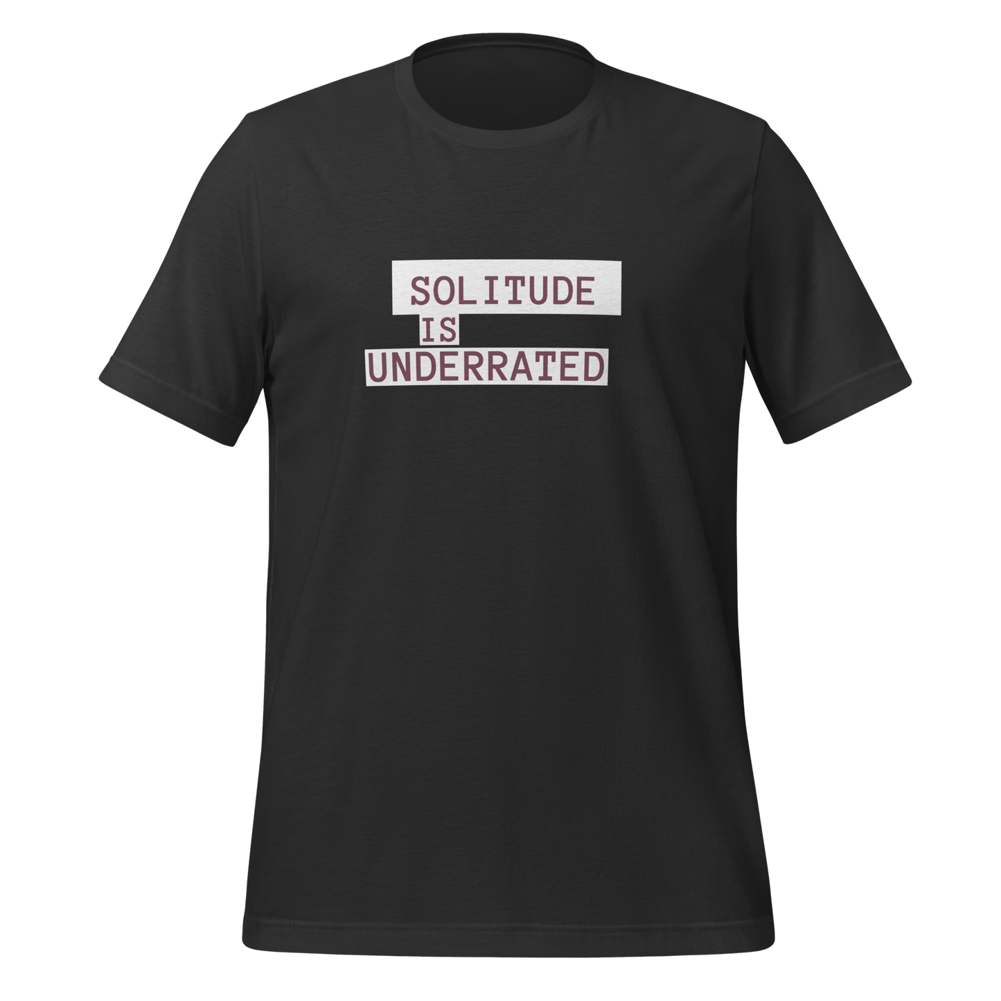 Solitude Is Underrated | T-Shirt | The Neurospicy Store Dark Grey