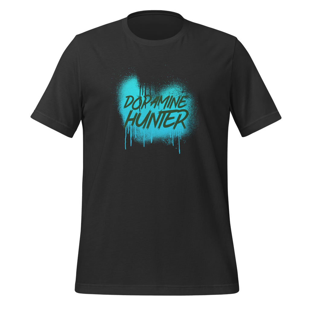 Dopamine Hunter | T-Shirt | The Neurospicy Store Dark Grey