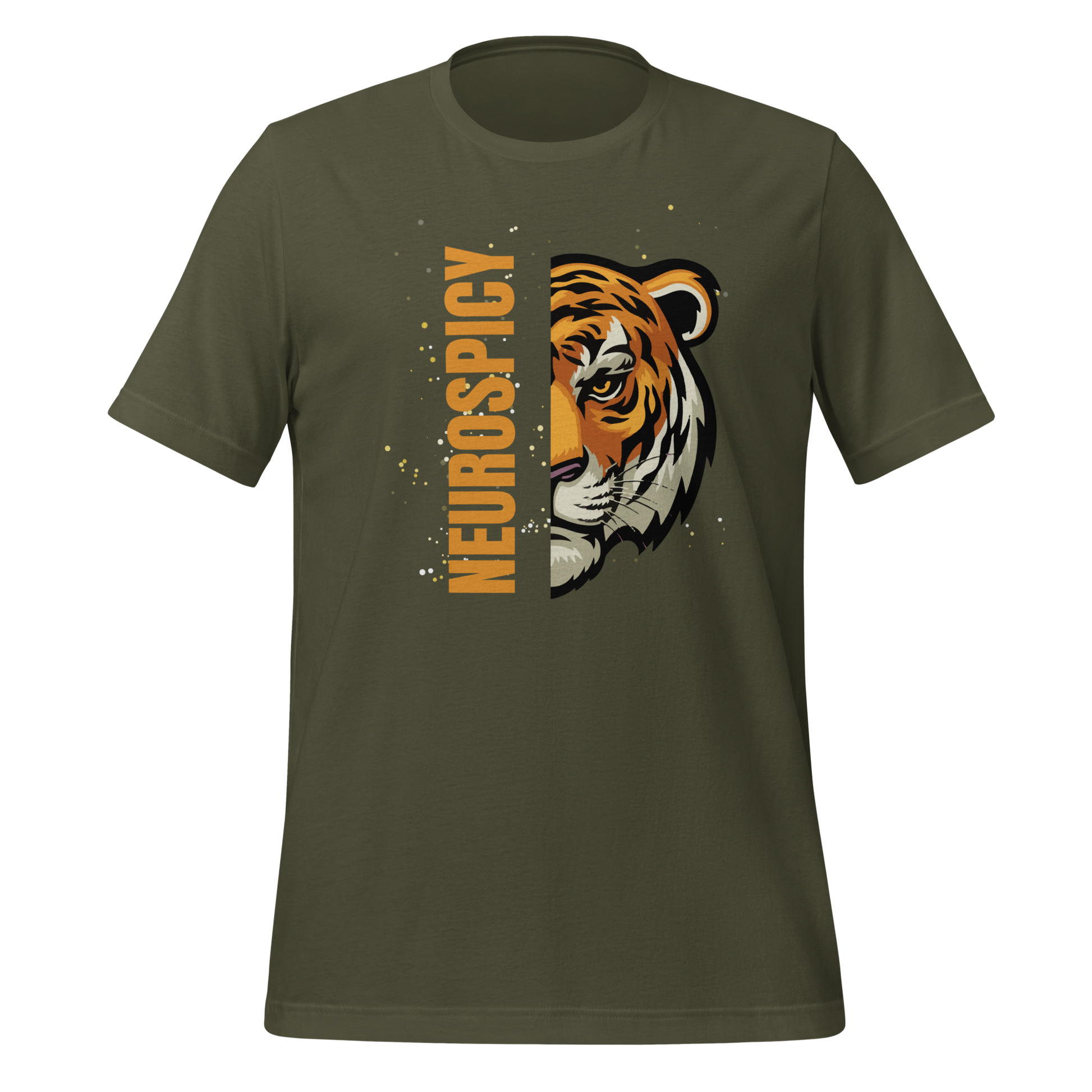 Neurospicy | T-Shirt | The Neurospicy Store Military Green