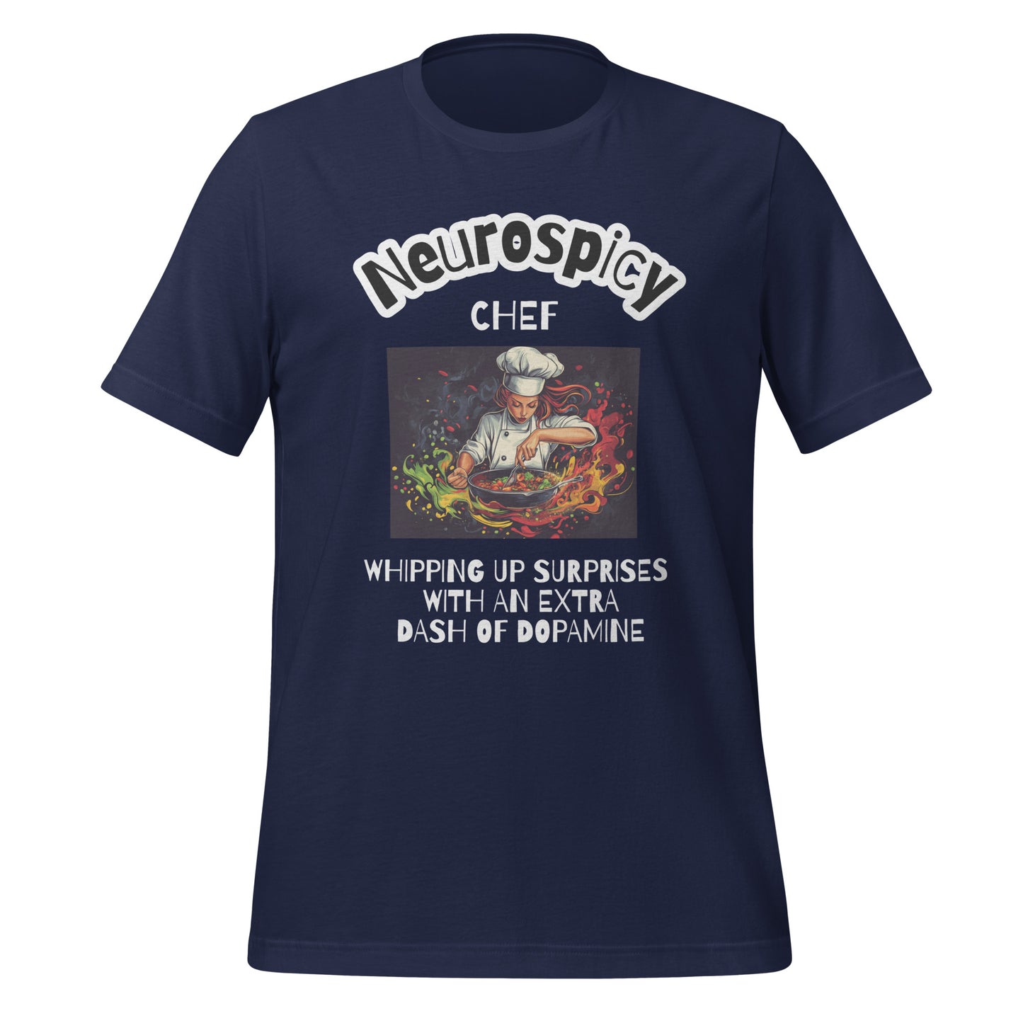 Neurospicy Chef | T-Shirt | The Neurospicy Store Navy