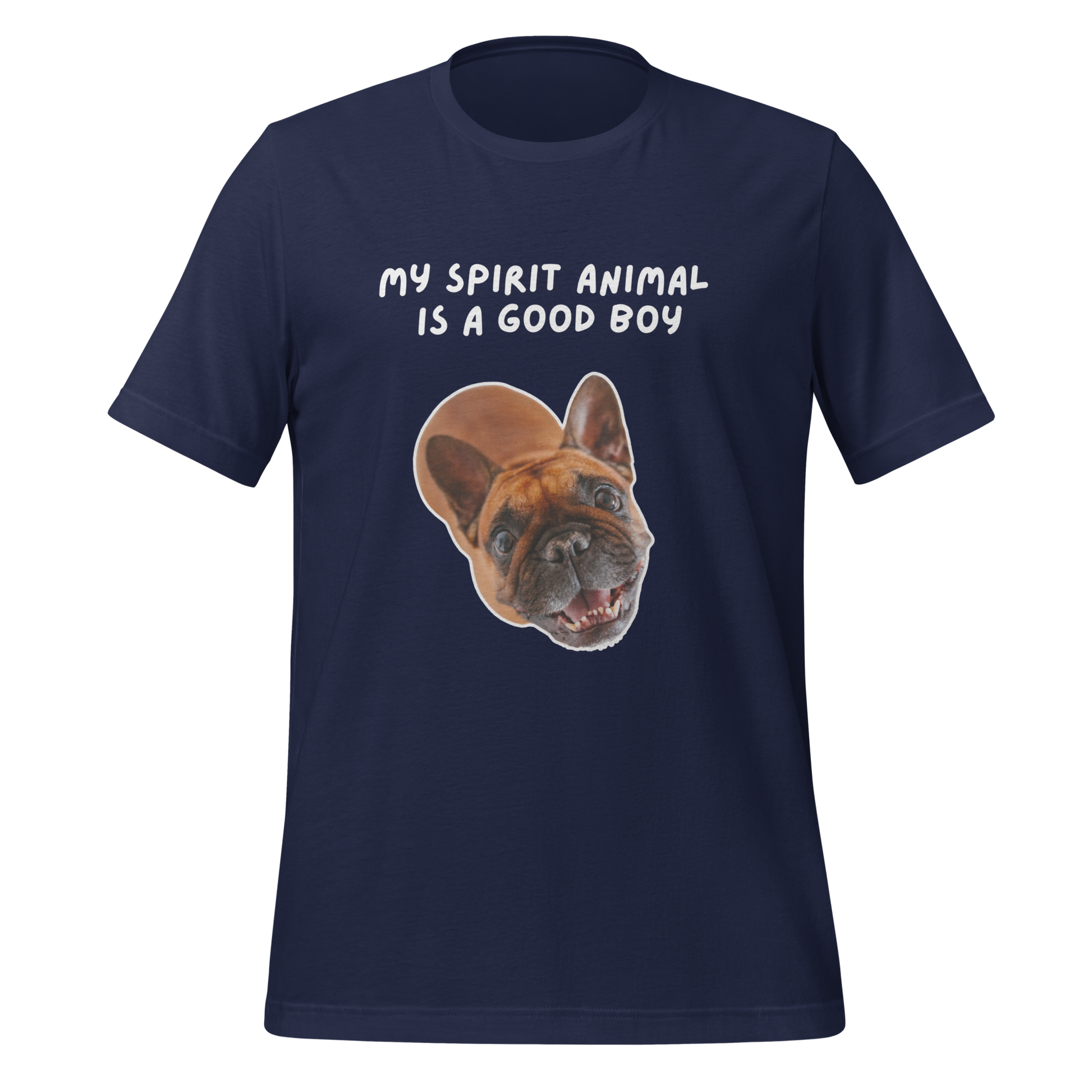 My Spirit Animal Is A Good Boy | T-Shirt | The Neurospicy Store Navy