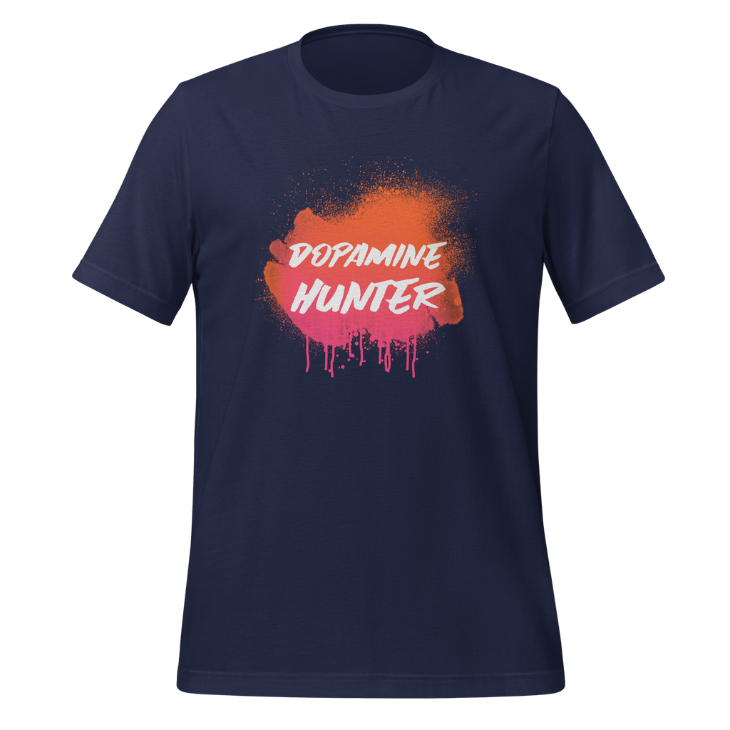 Dopamine Hunter | T-Shirt | The Neurospicy Store Navy