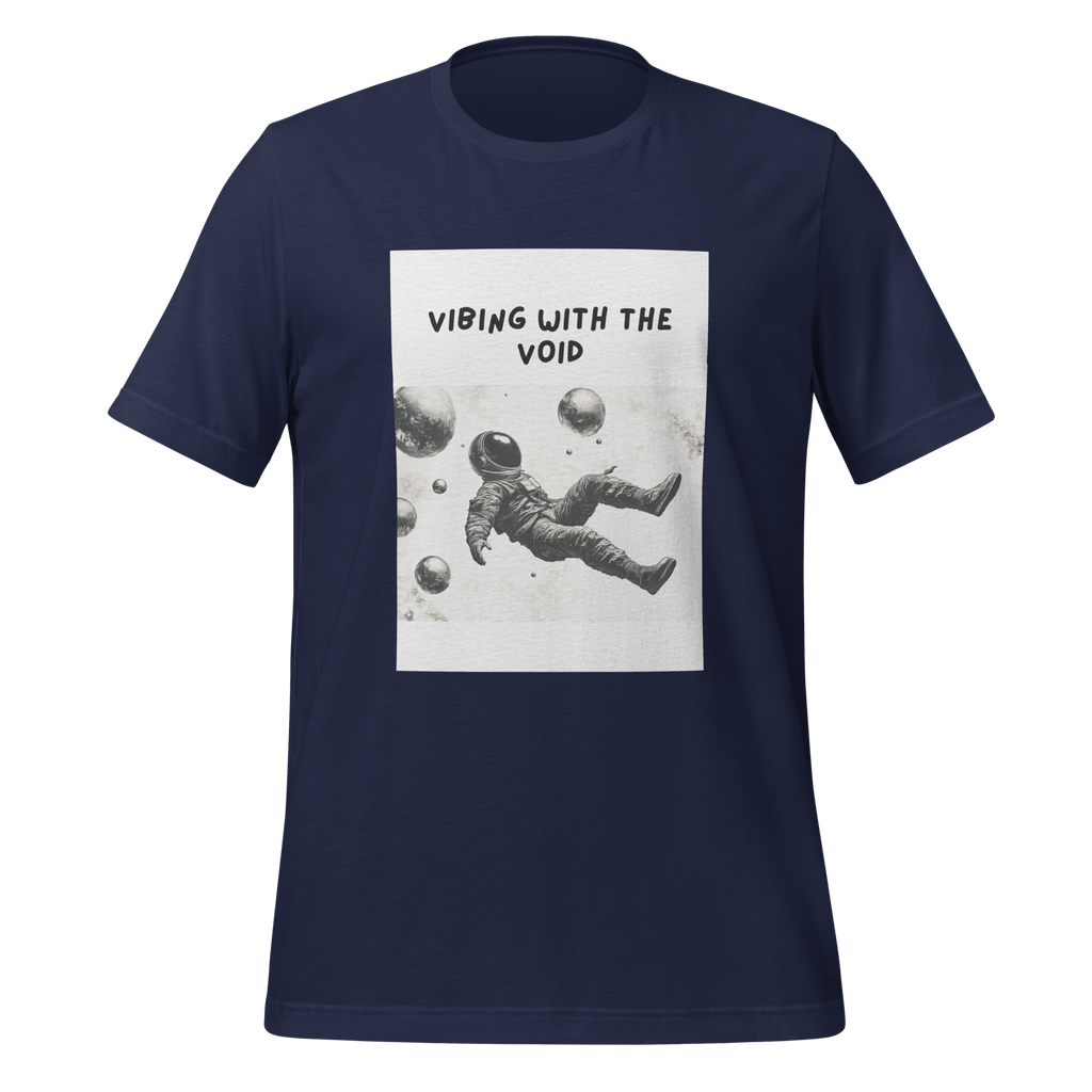 Vibing With The Void | T-Shirt | The Neurospicy Store Navy