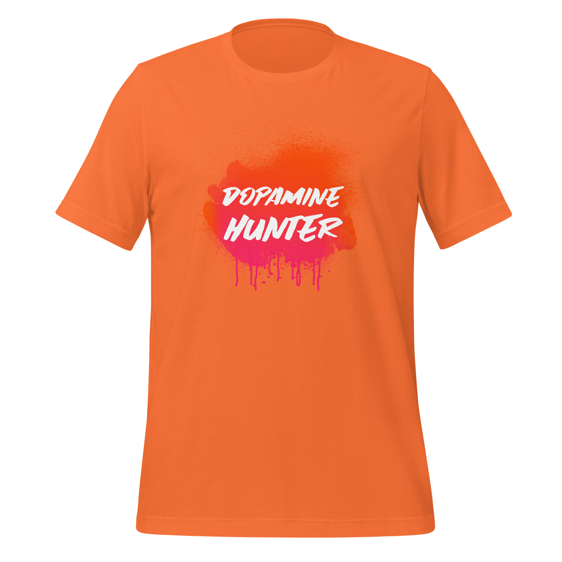 Dopamine Hunter | T-Shirt | The Neurospicy Store Orange