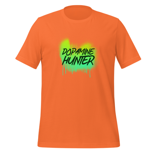 Dopamine Hunter | T-Shirt | The Neurospicy Store Orange