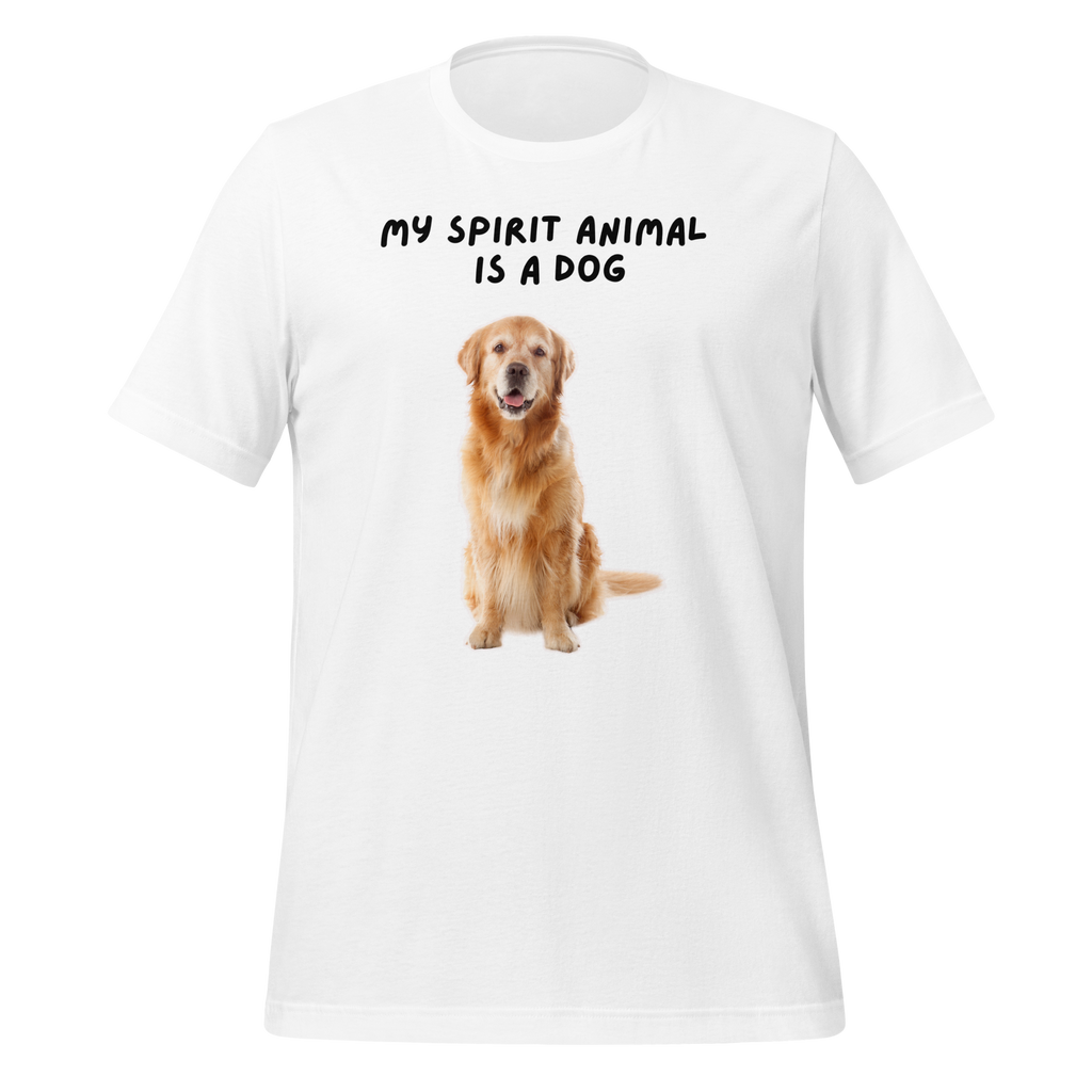 My Spirit Animal Is A Dog | T-Shirt | The Neurospicy Store White