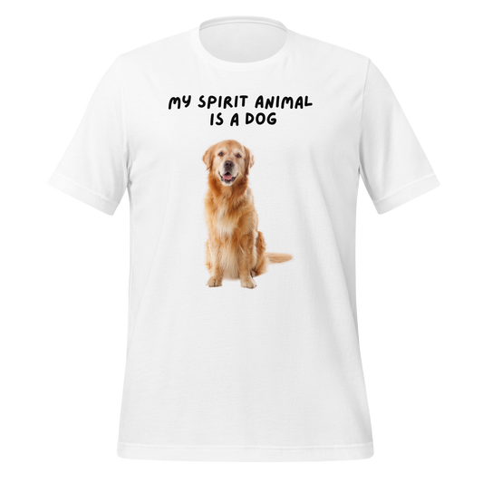 My Spirit Animal Is A Dog | T-Shirt | The Neurospicy Store White