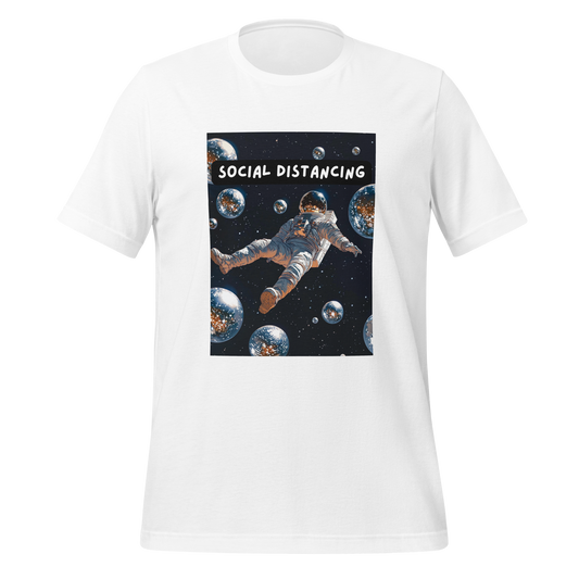 Social Distancing | T-Shirt | The Neurospicy Store White