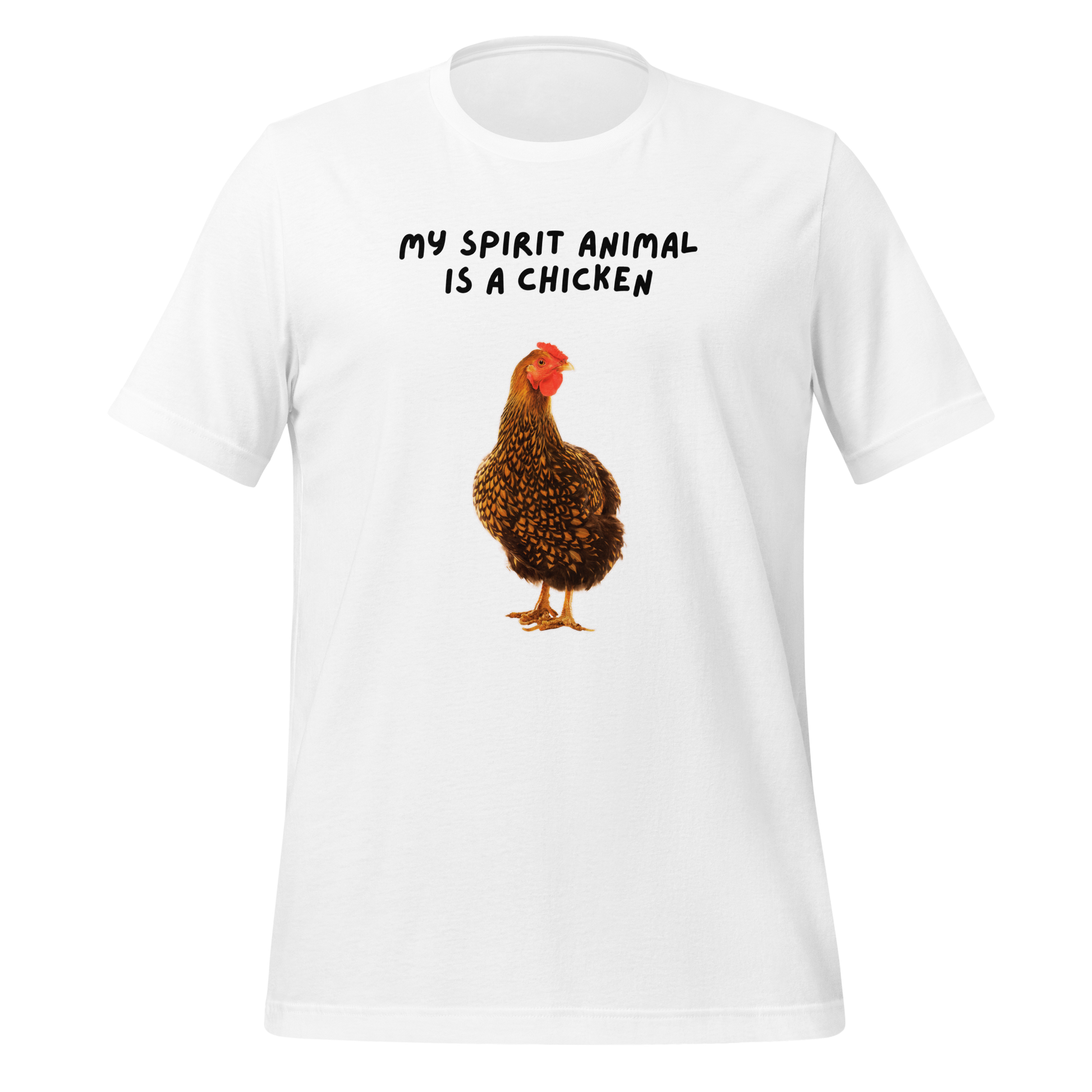 My Spirit Animal Is A Chicken | T-Shirt | The Neurospicy Store White