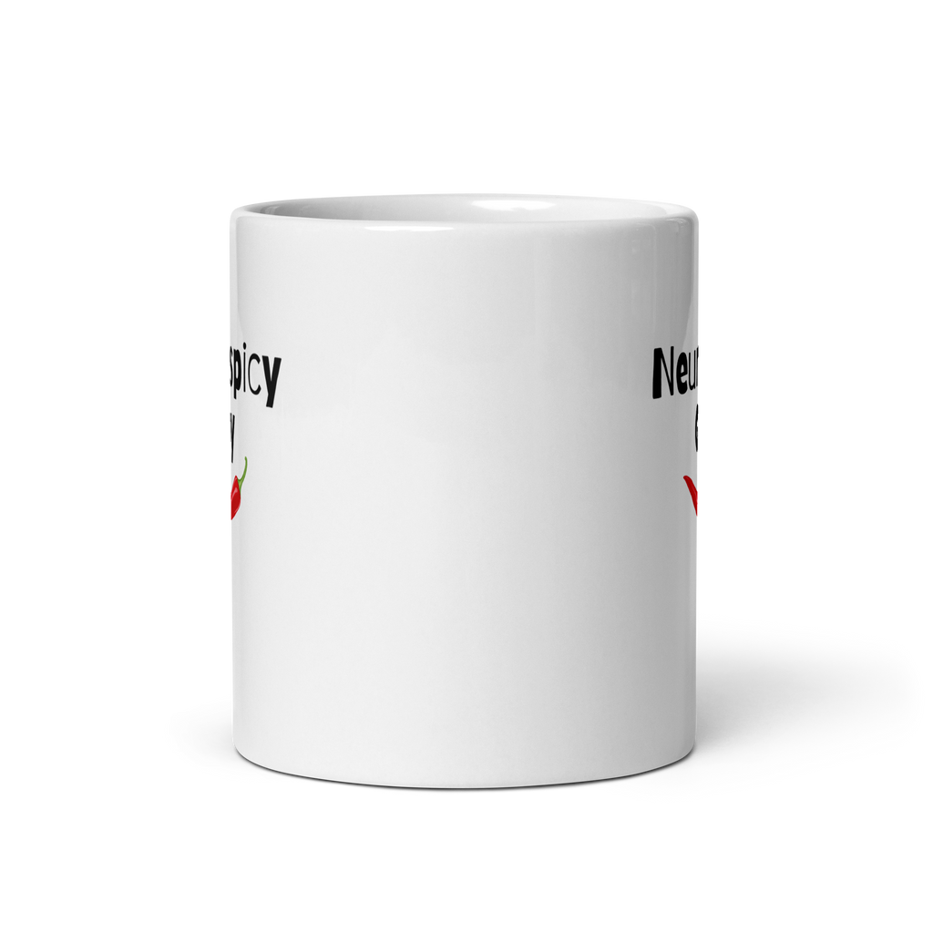 Neurospicy Guy | White Glossy Mug | The Neurospicy Store