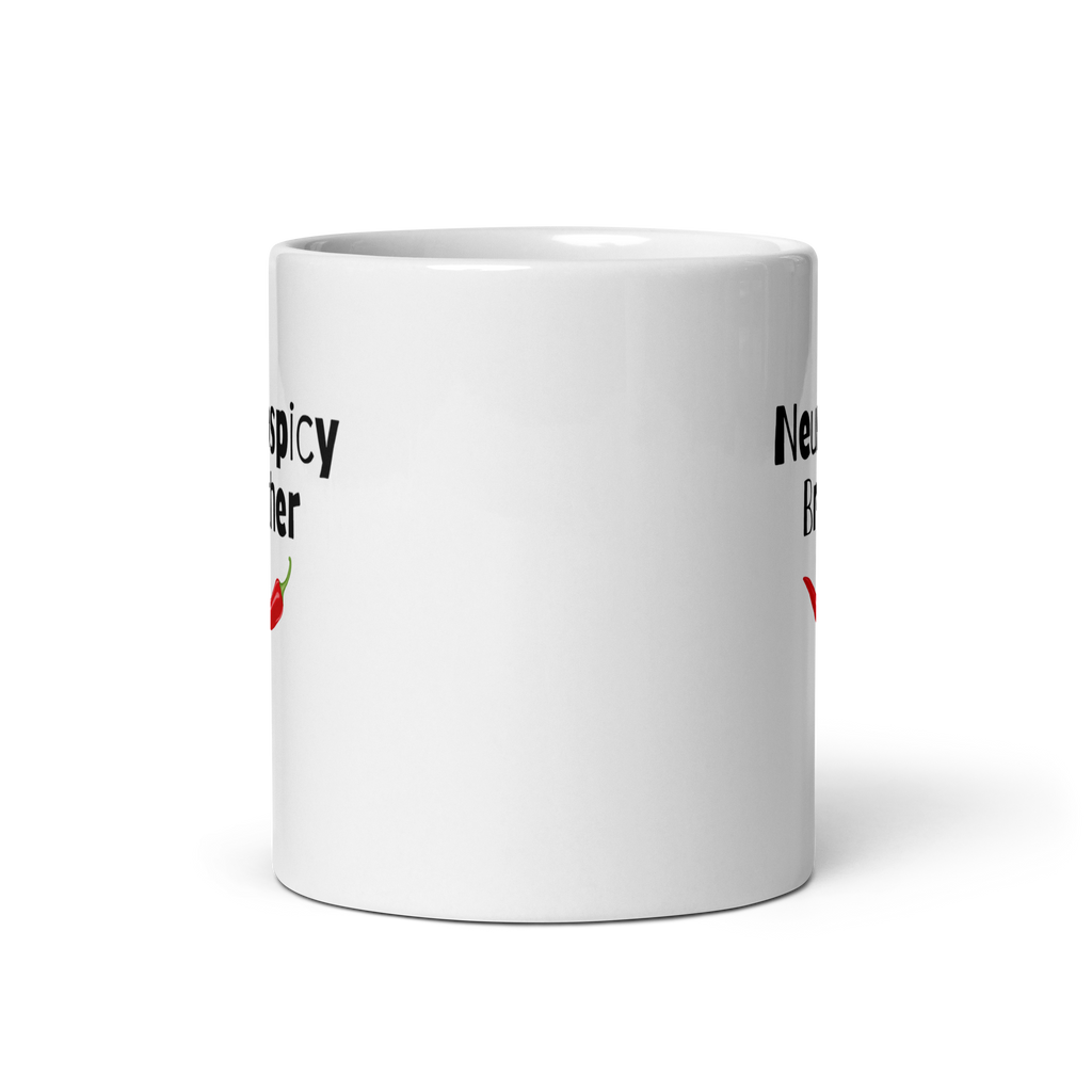 Neurospicy Brother | White Glossy Mug | The Neurospicy Store