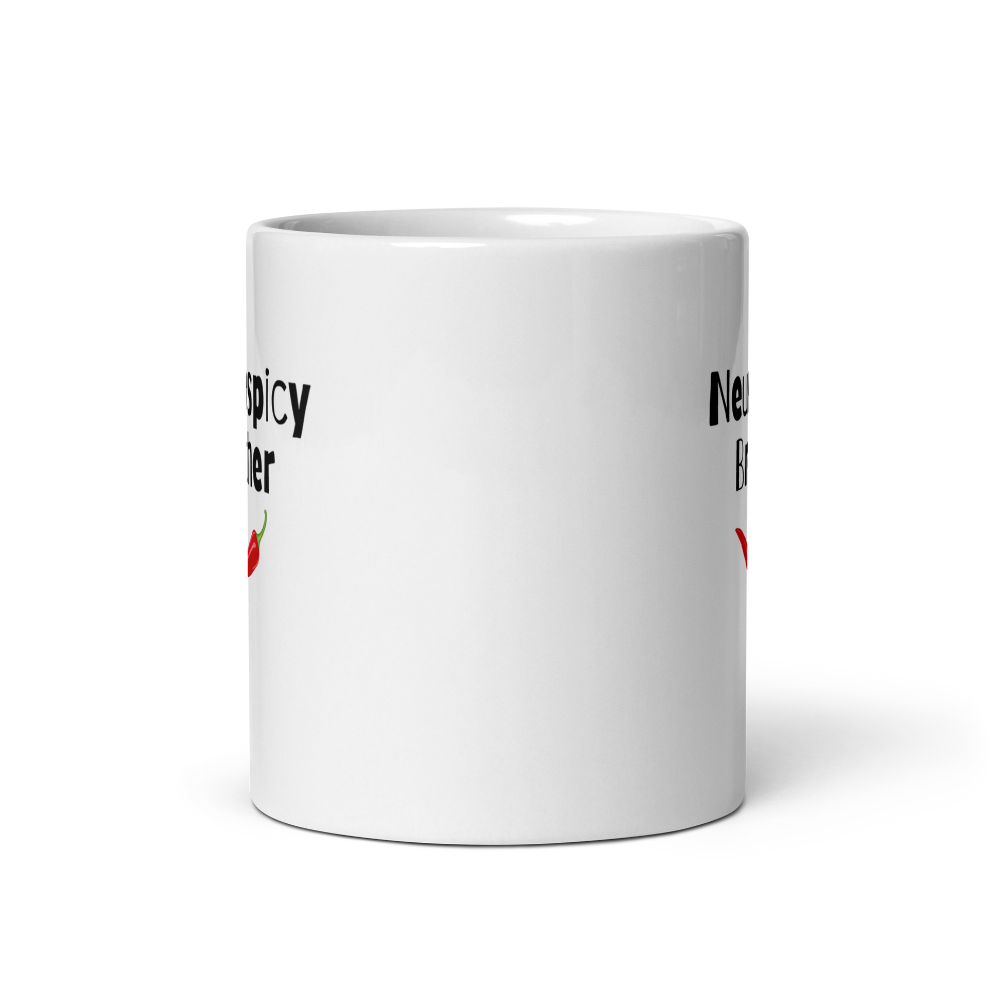 Neurospicy Brother | White Glossy Mug | The Neurospicy Store