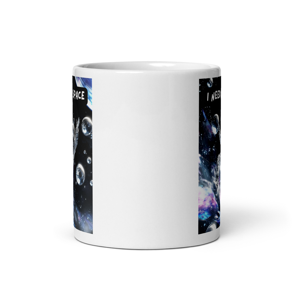 I Need My Space | White Glossy Mug | The Neurospicy Store