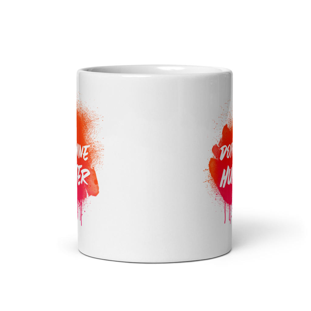 Dopamine Hunter | White Glossy Mug | The Neurospicy Store